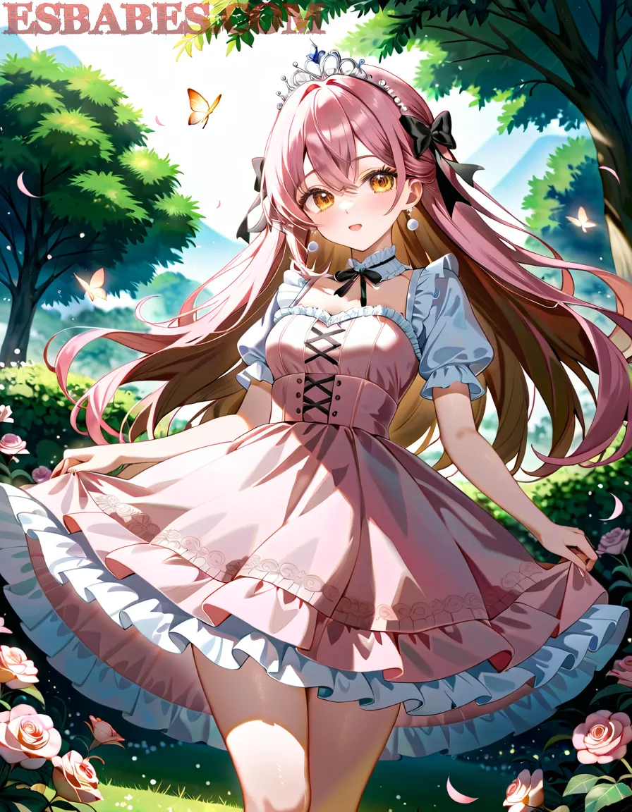 Arte ilustración increíble de Cosplay Frieren Netflix Anime Harem Yandere generado por IA