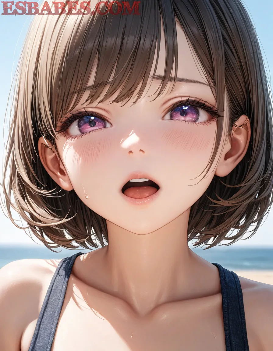 Arte ilustración increíble de Cosplay Luffy Bishoujo Yandere Maid generado por IA