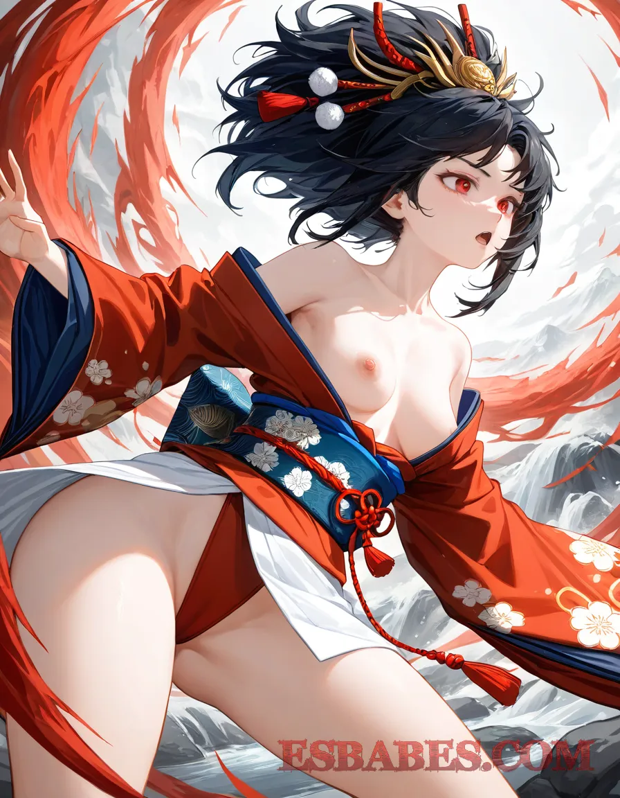 Arte ilustración increíble de Cosplay Oshi No Ko Shounen Ai Tsundere Anime Ero generado por IA