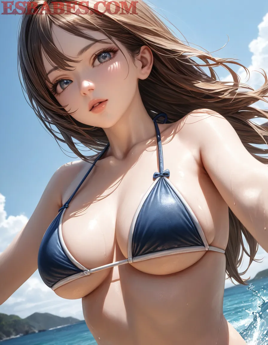 Arte ilustración increíble de Cowboy Bebop Hidive Netflix Anime Luffy Oppai generado por IA