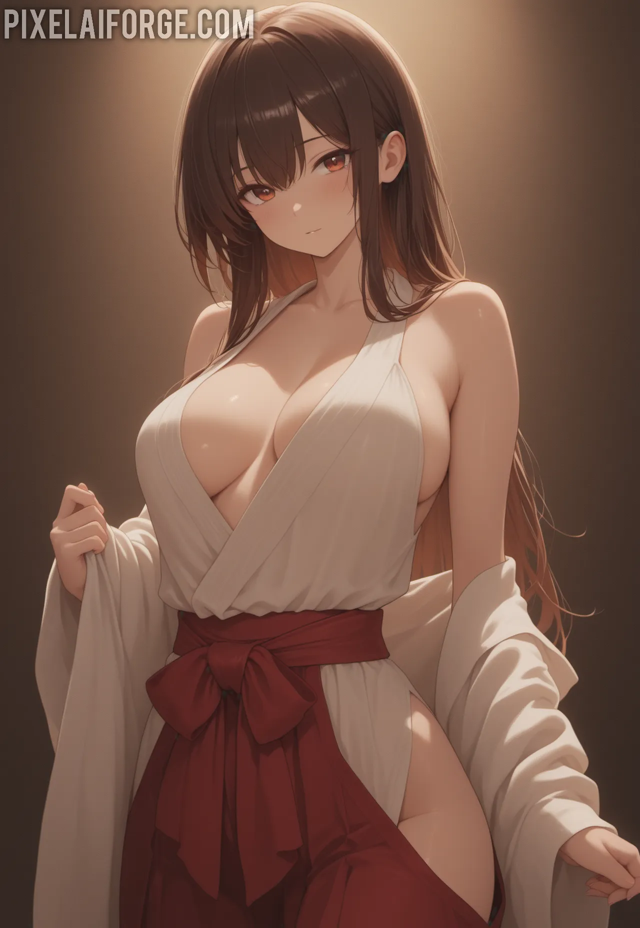 Arte ilustración increíble de Cowboy Bebop Kawaii Yuri Yandere Maid generado por IA