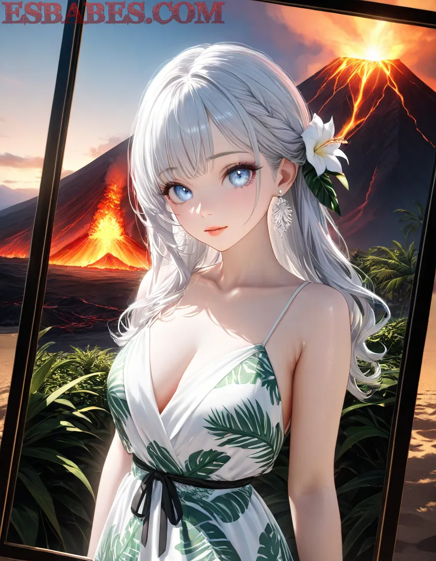 Arte ilustración increíble de Crunchyroll Anime 2025 Anime Conventions Steins Gate Oppai generado por IA