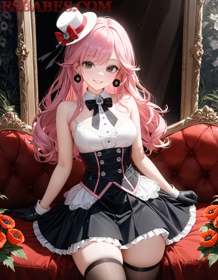 Arte ilustración increíble de Crunchyroll Isekai Reverse Harem Moe Yandere generado por IA