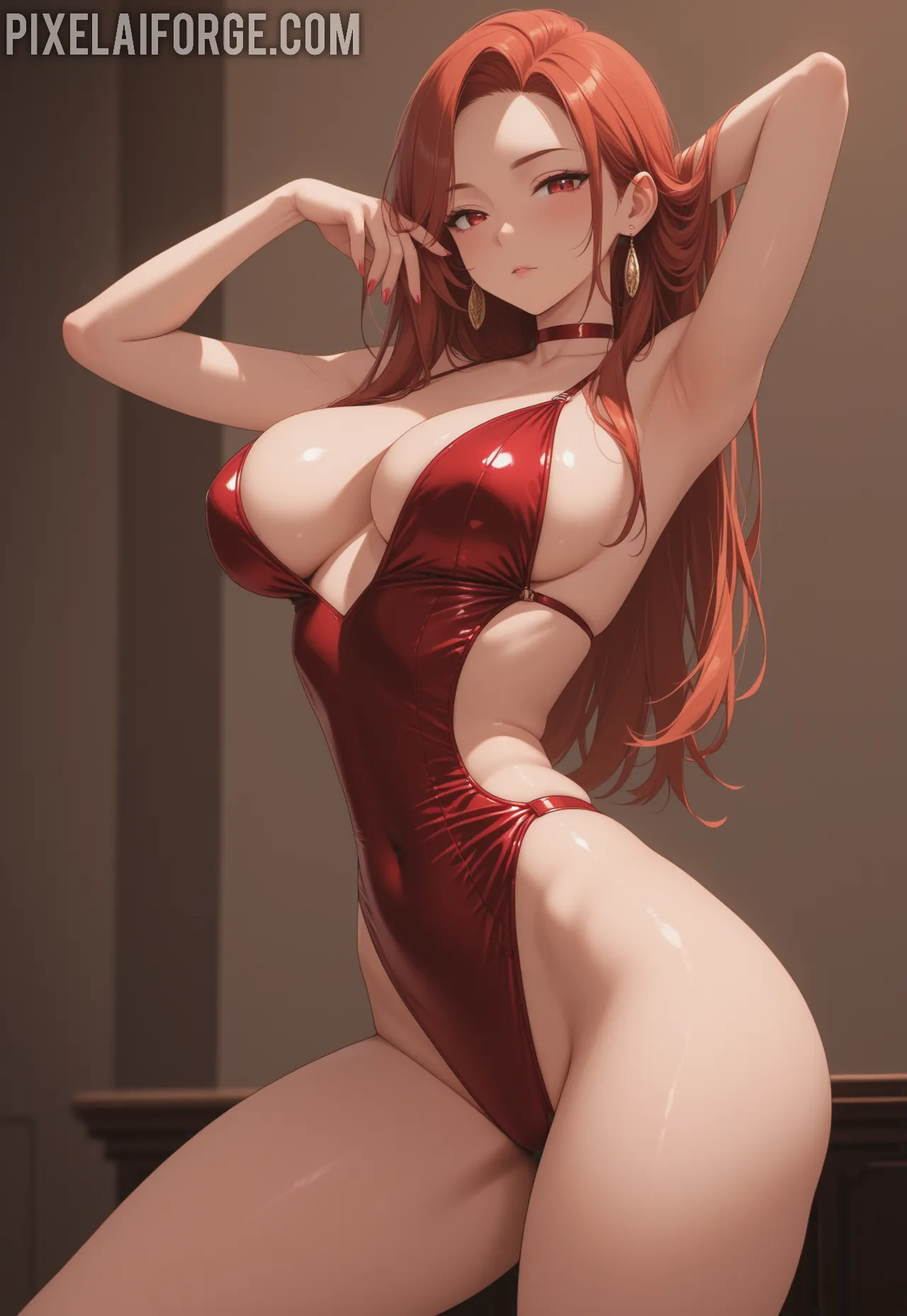 Arte ilustración increíble de Dandadan Anime Online Naruto Anime Edit Bishounen generado por IA