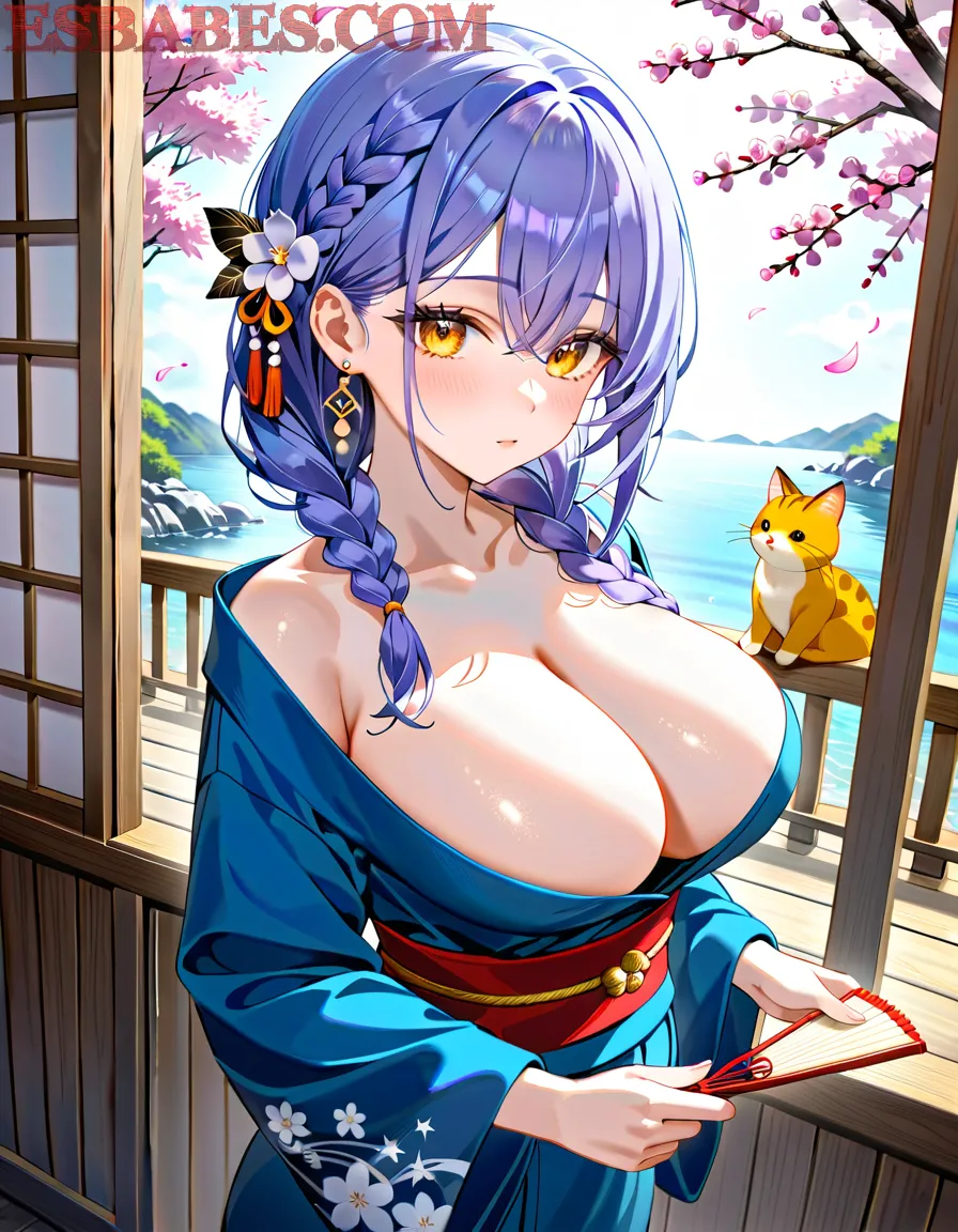 Arte ilustración increíble de Dandadan Best Anime Anime Streaming Anime 2025 Kemonomimi generado por IA