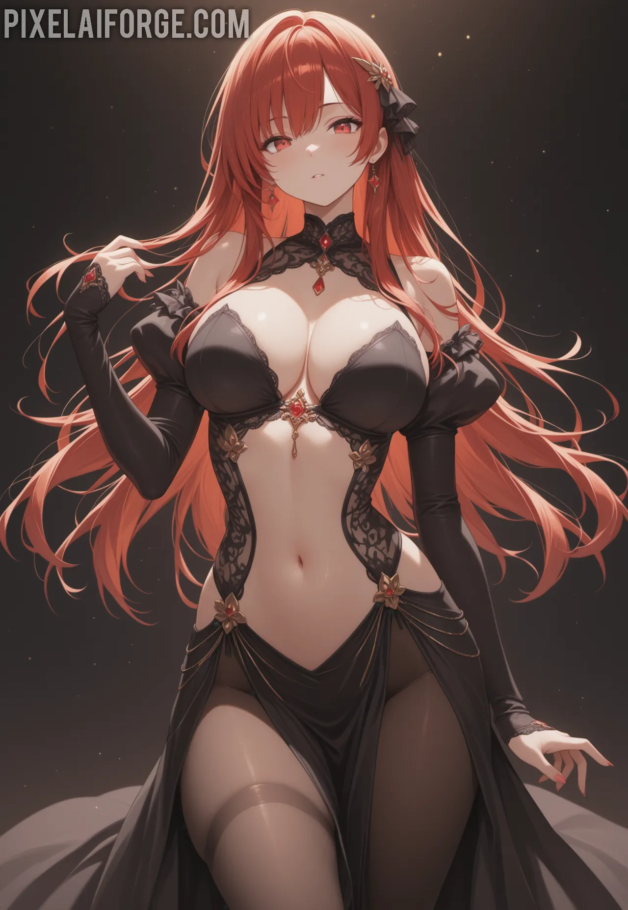 Arte ilustración increíble de Dandadan Cowboy Bebop Top Anime Haikyuu Bara generado por IA