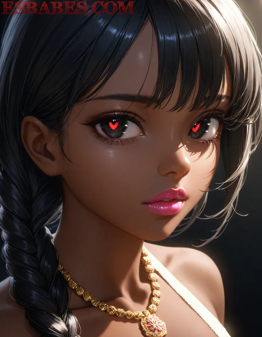 Arte ilustración increíble de Dandadan Hidive Anime Merch Bishoujo Yandere generado por IA