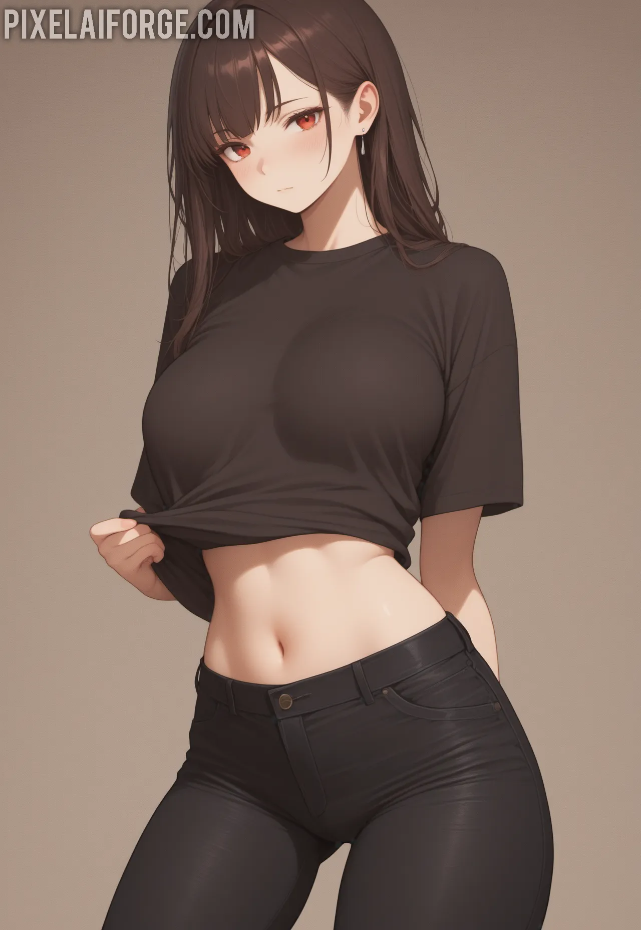 Arte ilustración increíble de Dandadan Naruto Anime 2025 Ero Senpai generado por IA