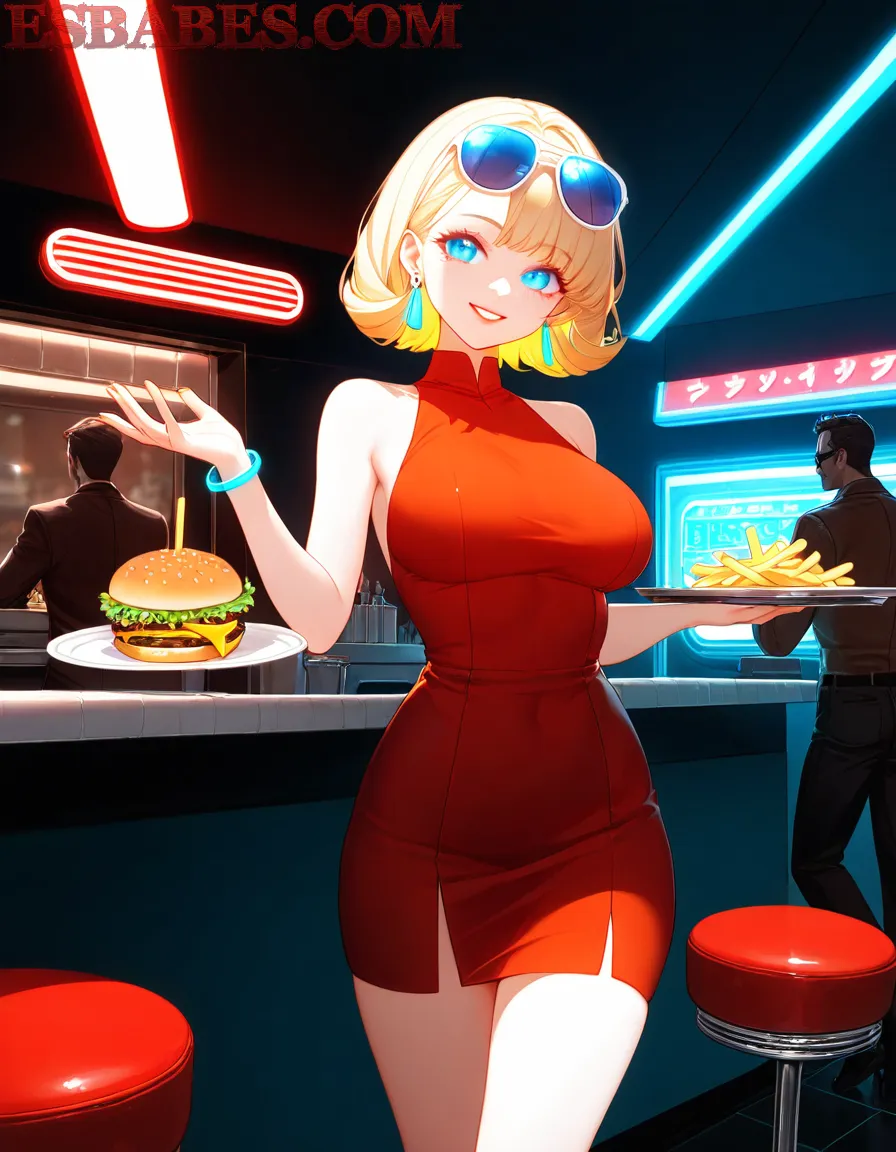 Arte ilustración increíble de Dandadan Tokyo Revengers Kawaii Kemonomimi Tsundere generado por IA