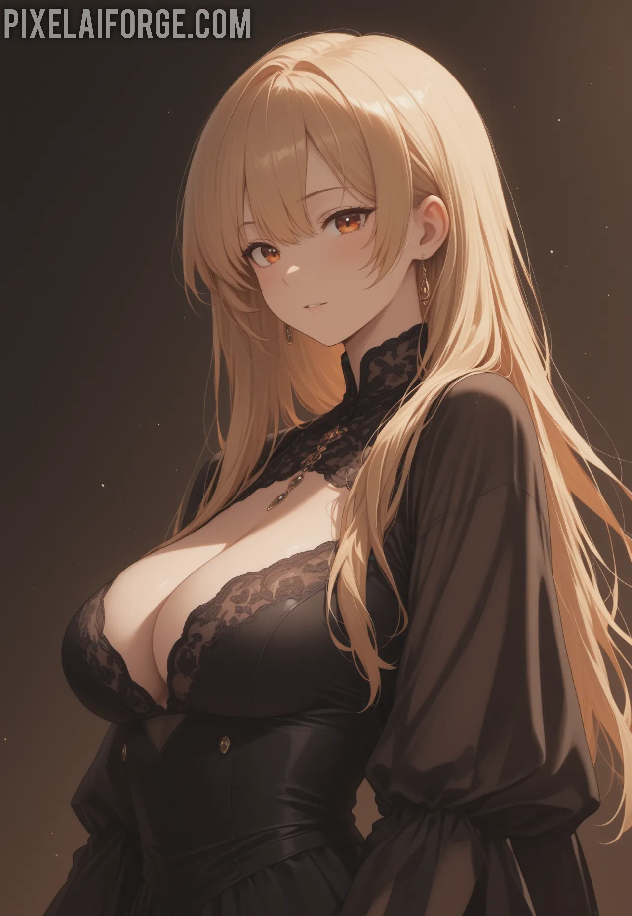 Arte ilustración increíble de Date A Live Tokisaki Kurumi generado por IA