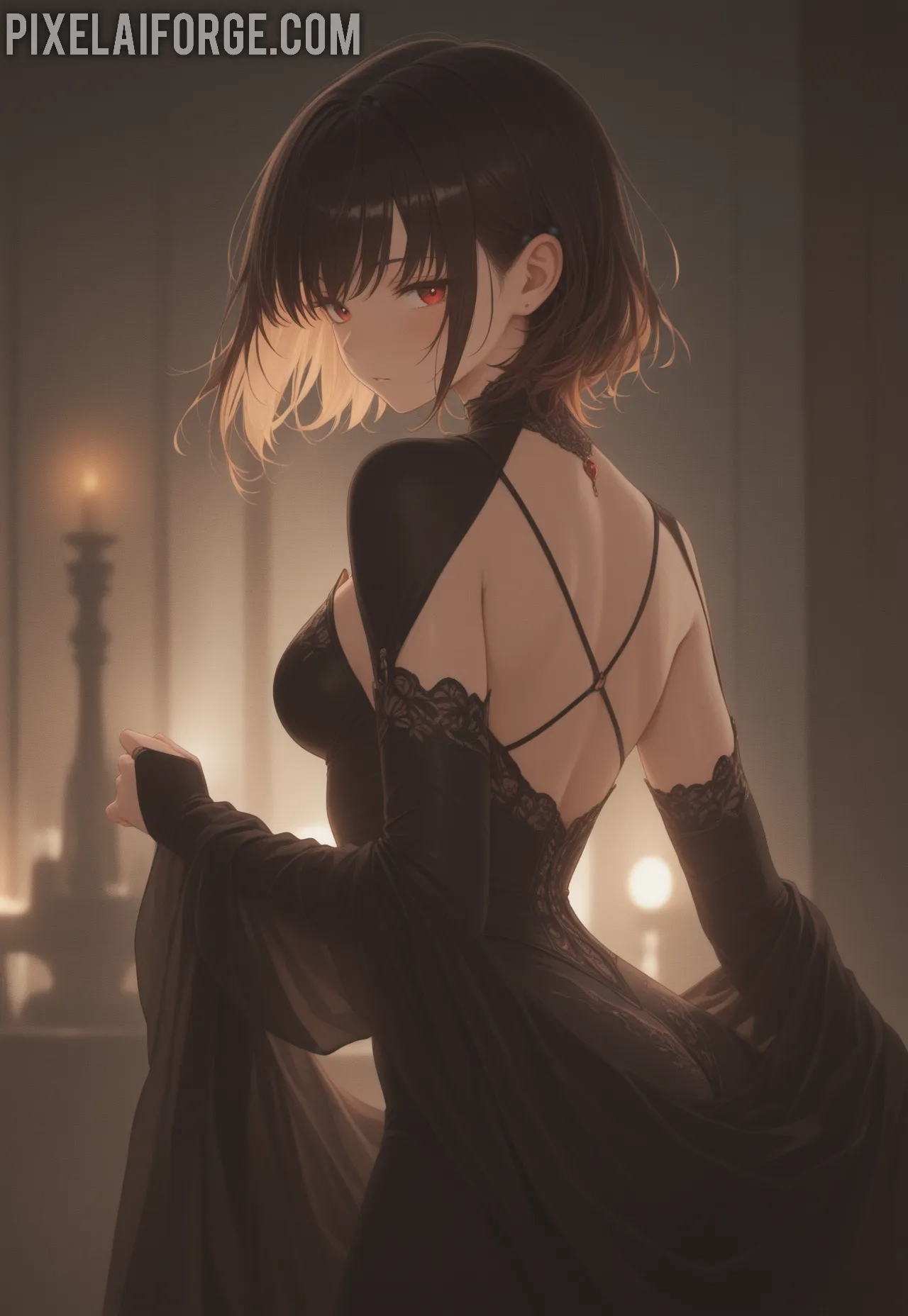 Arte ilustración increíble de Demon Slayer Anime Characters Frieren Anime 2025 Ecchi generado por IA