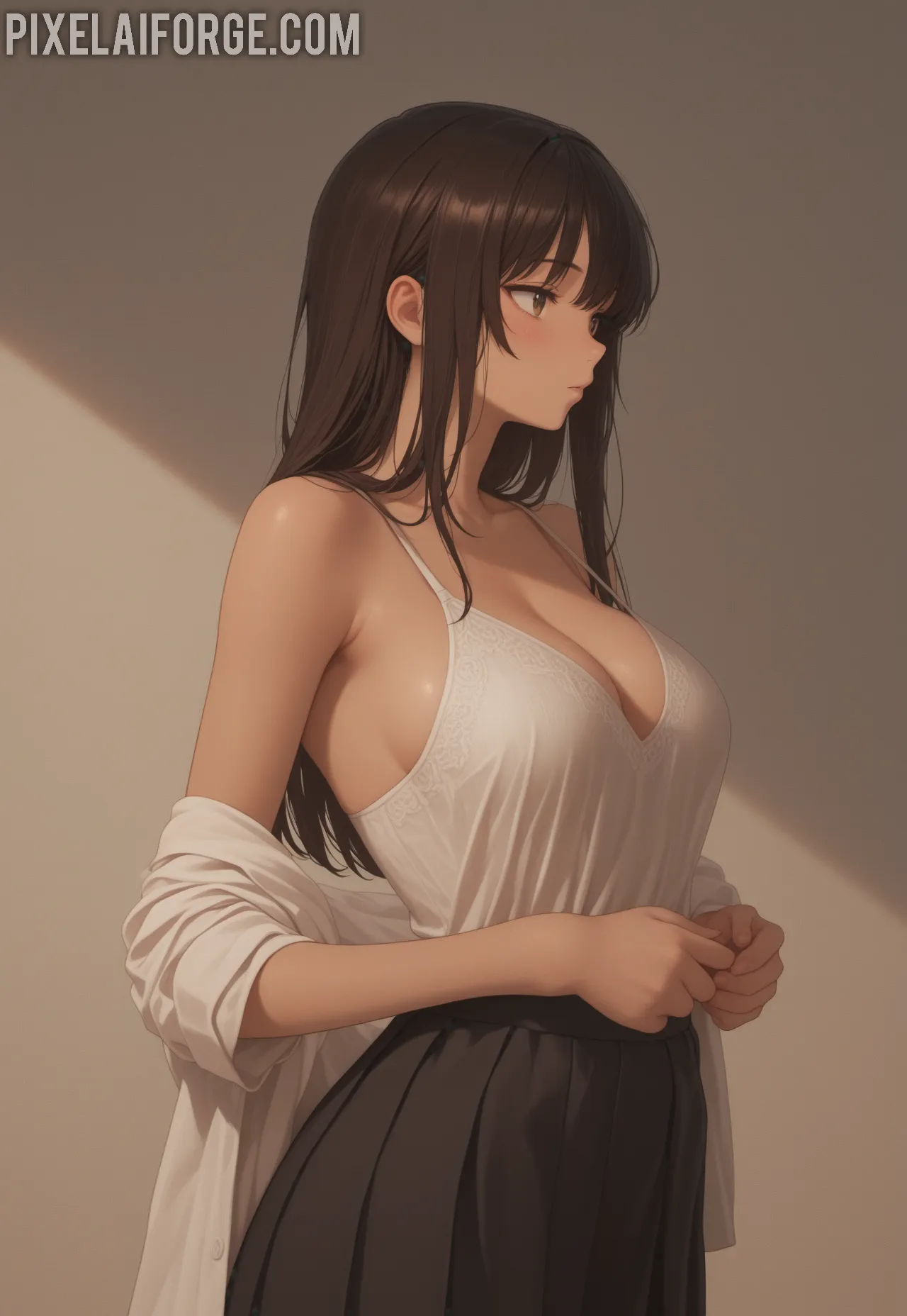 Arte ilustración increíble de Demon Slayer Anime Characters Top Anime Eren Yeager Lolicon generado por IA