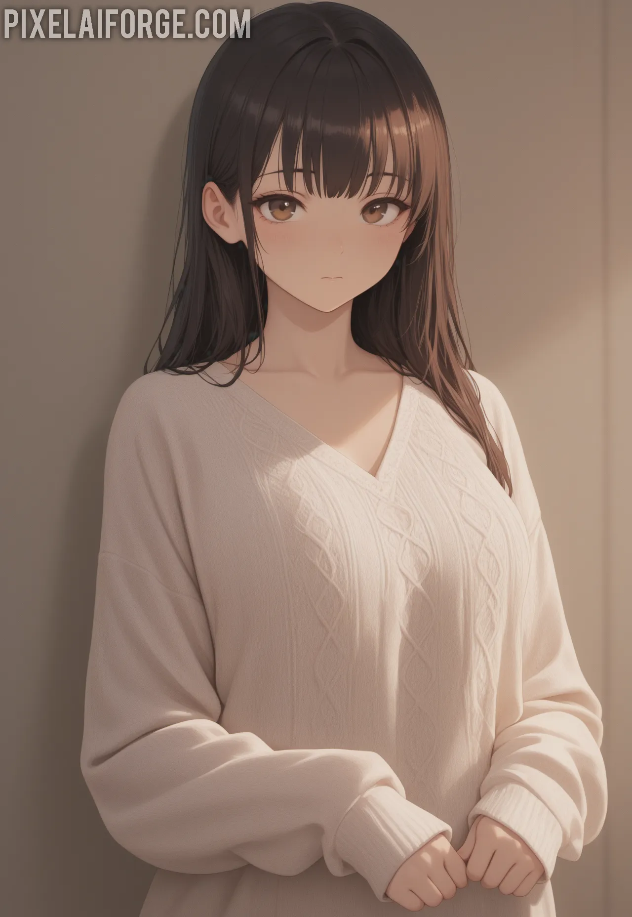 Arte ilustración increíble de Demon Slayer Anime List Chainsaw Man Oppai Kemonomimi generado por IA