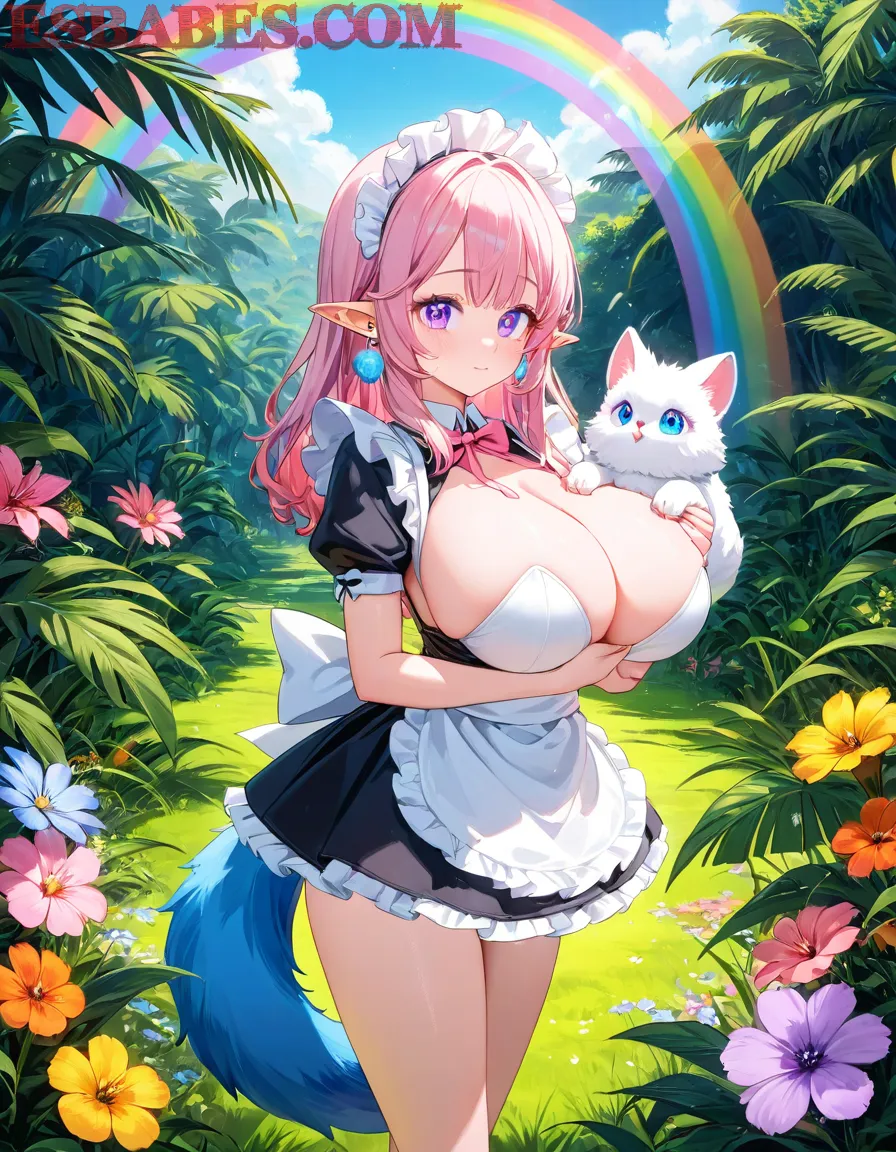 Arte ilustración increíble de Demon Slayer Attack On Titan Anime Reviews Oppai Moe generado por IA