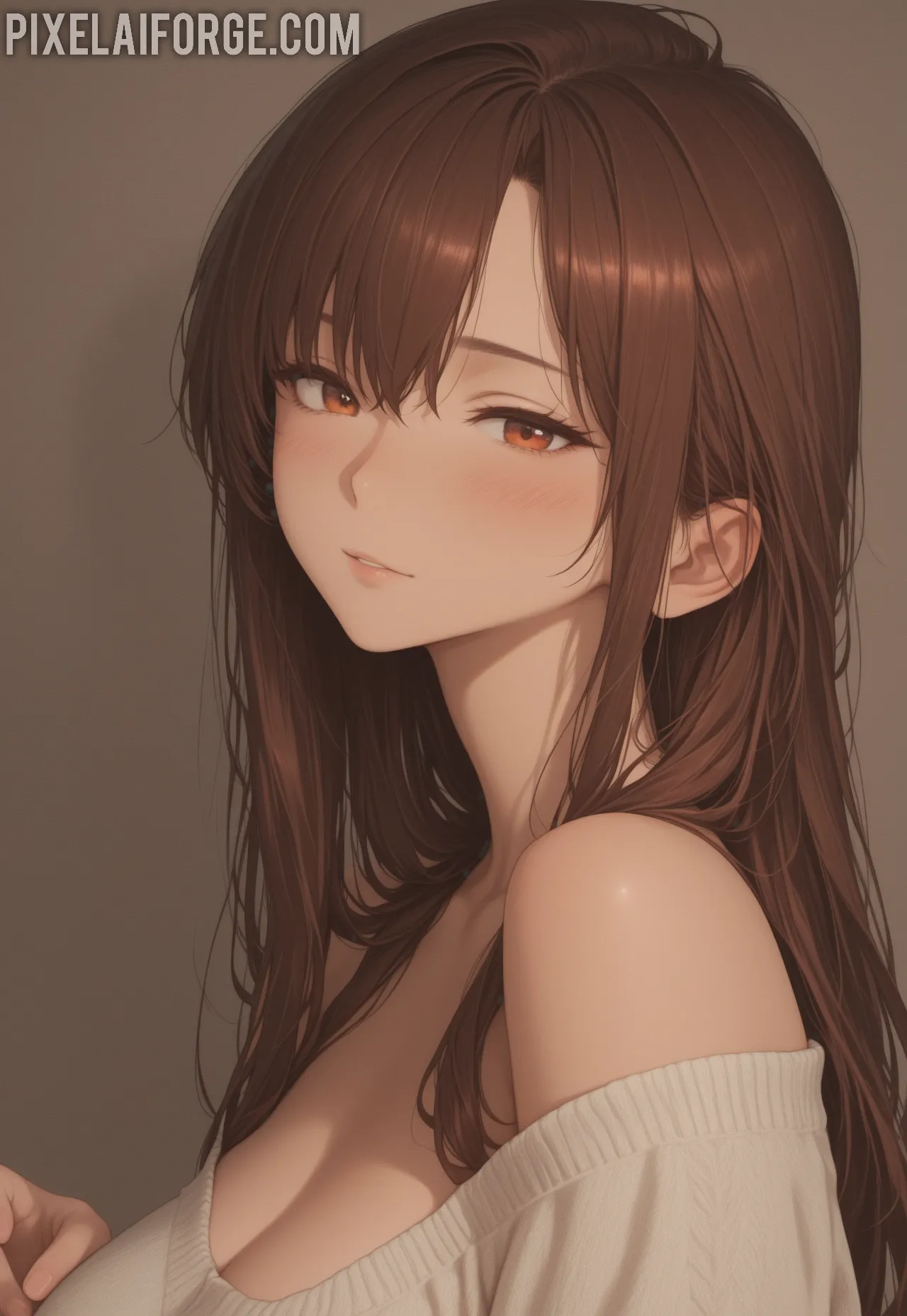 Arte ilustración increíble de Demon Slayer Best Anime Oshi No Ko Bishounen Maid generado por IA