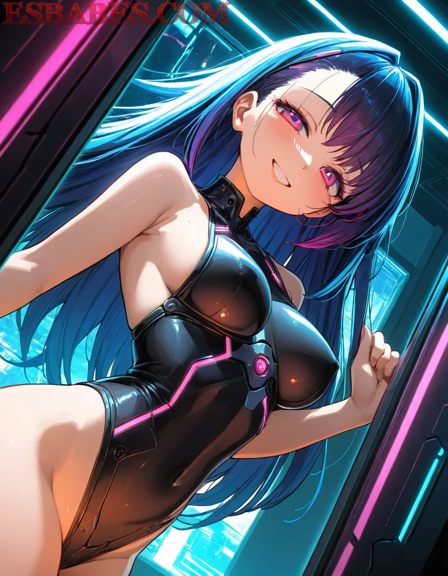 Arte ilustración increíble de Demon Slayer Frieren Anime Series Yuri Harem generado por IA