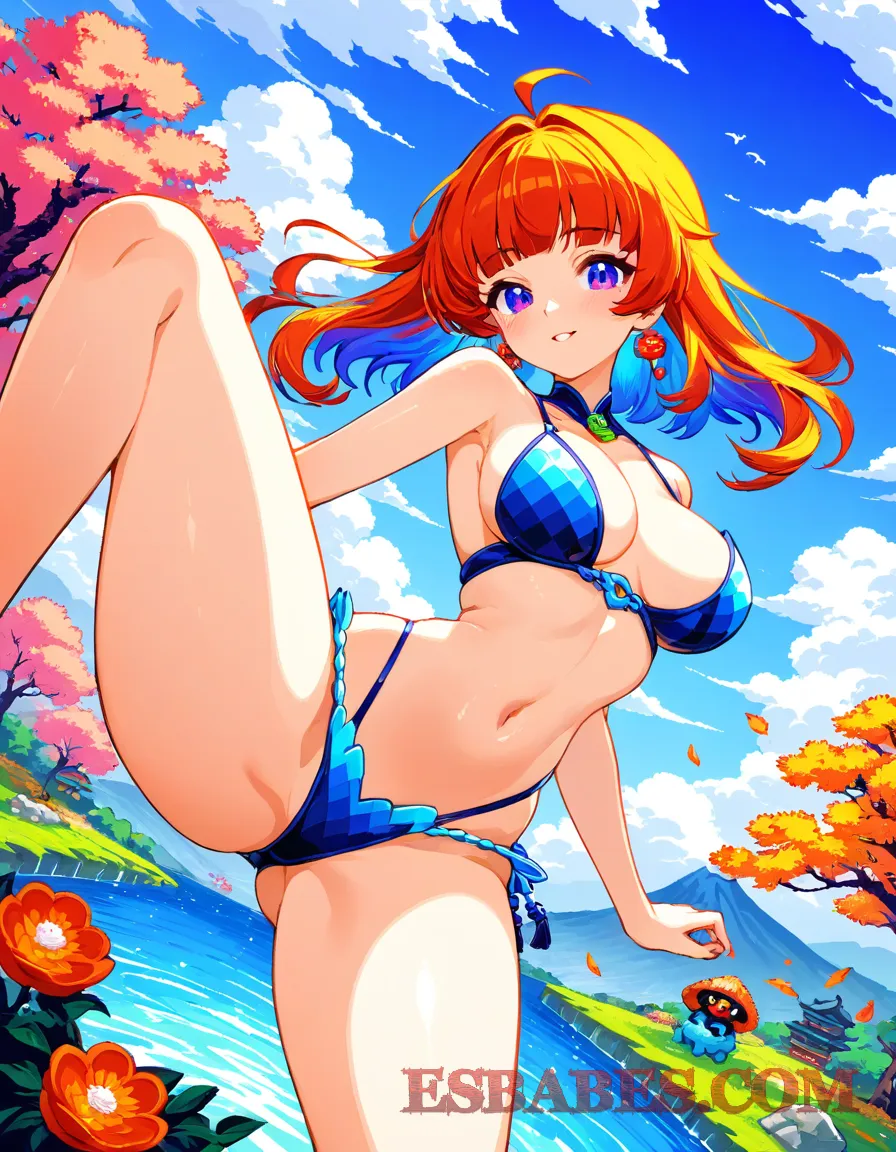 Arte ilustración increíble de Demon Slayer Isekai Anime Dubbed Ecchi Tentacle generado por IA