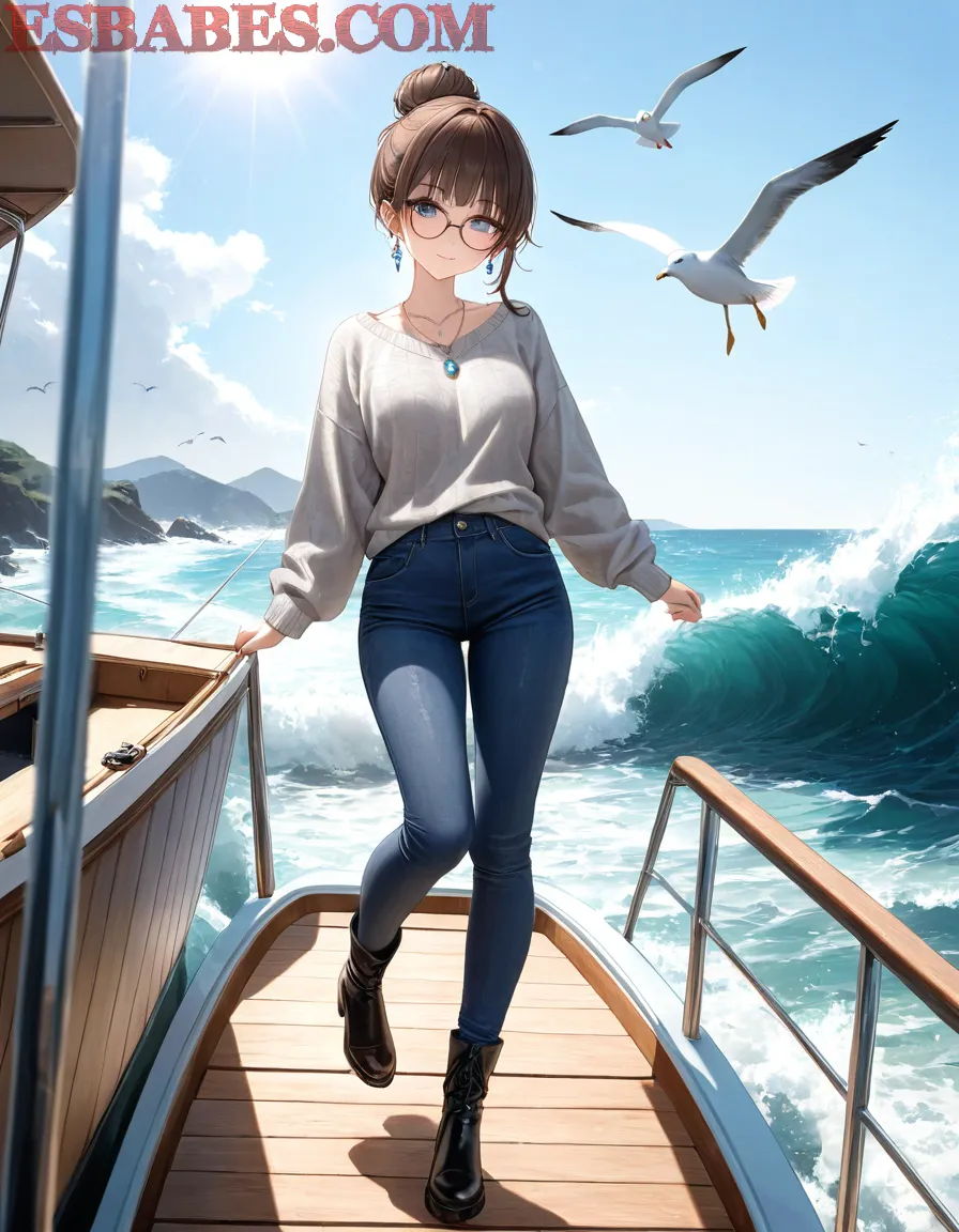 Arte ilustración increíble de Dragon Ball Frieren Anime Trailer Anime Ero Maid generado por IA