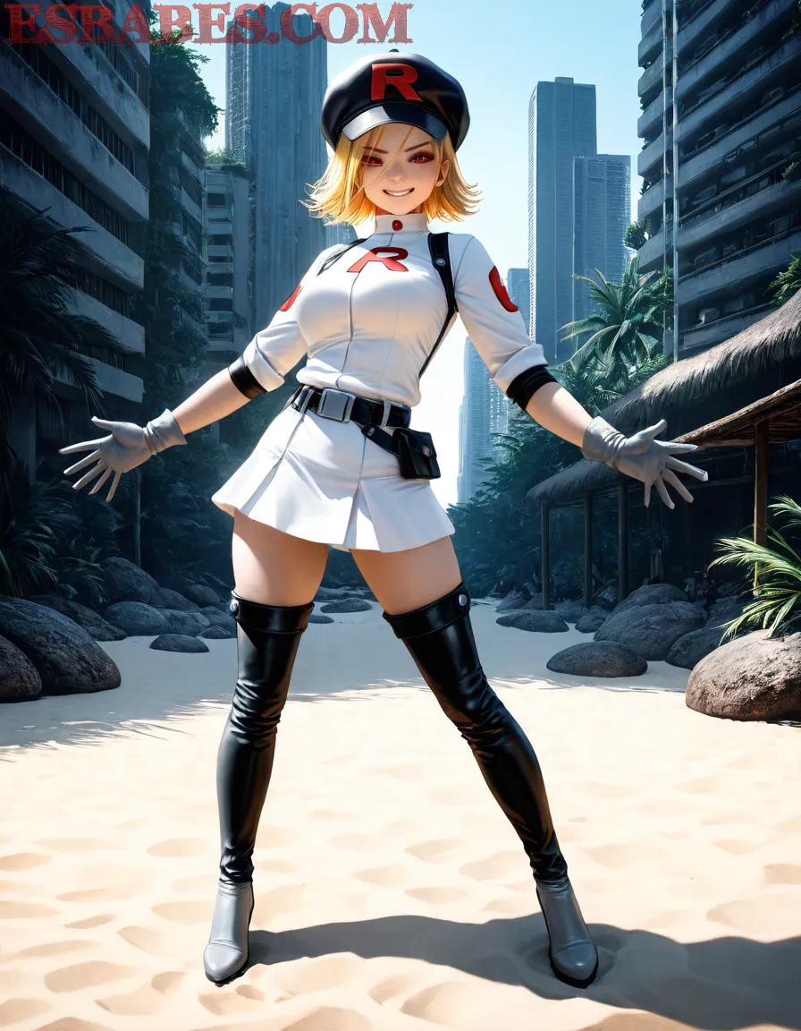 Arte ilustración increíble de Dragon Ball Lazarus Fan Service Kemonomimi Yandere generado por IA