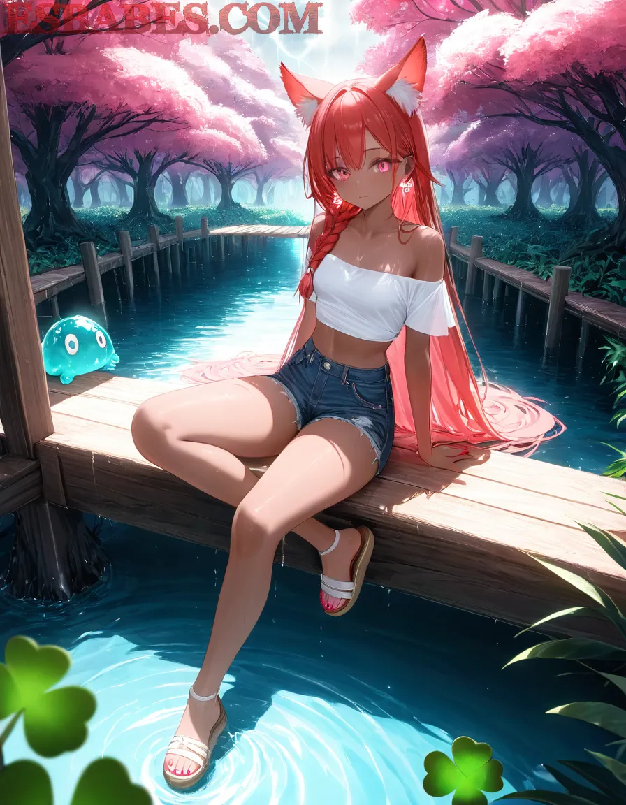 Arte ilustración increíble de Dragon Ball Yoasobi Kemonomimi Shounen Ai Lolicon generado por IA