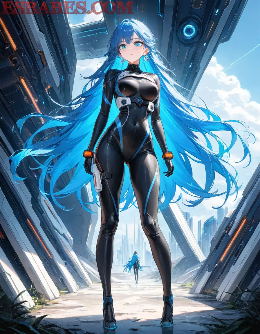 Arte ilustración increíble de Free Anime Blue Box Crunchyroll Kawaii Erotic generado por IA