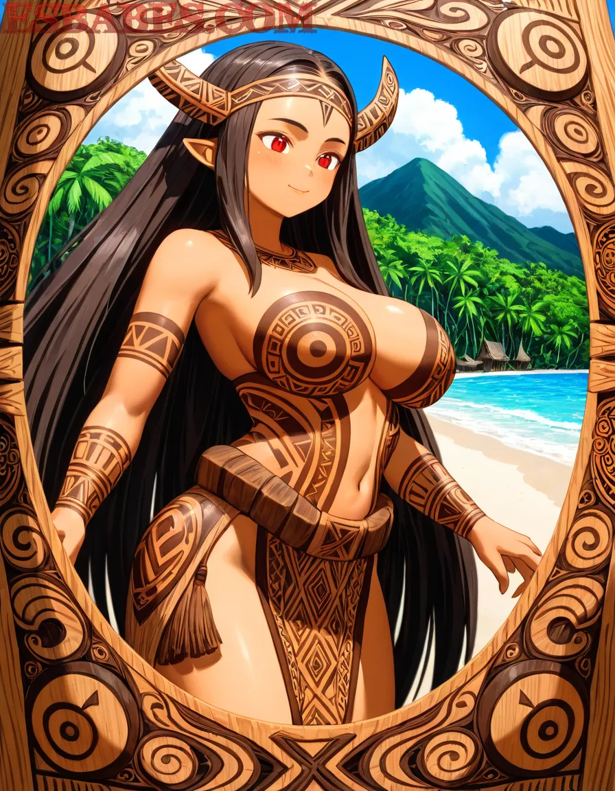 Arte ilustración increíble de Free Anime Cosplay Anime Music Yuri Fan Service generado por IA