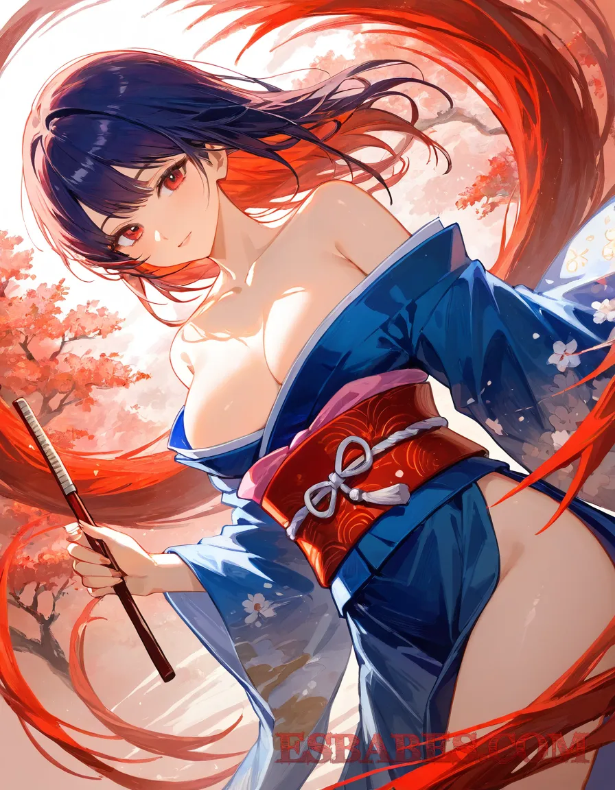 Arte ilustración increíble de Free Anime Demon Slayer Best Anime Ecchi Fan Service generado por IA