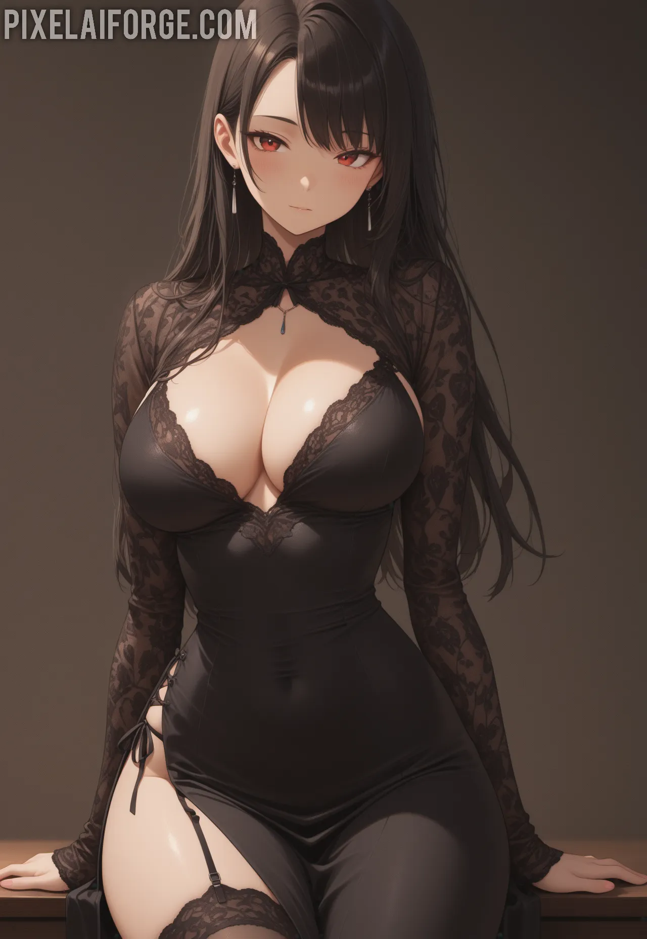 Arte ilustración increíble de Free Anime Shonen Shoujo Ai Tentacle Senpai generado por IA