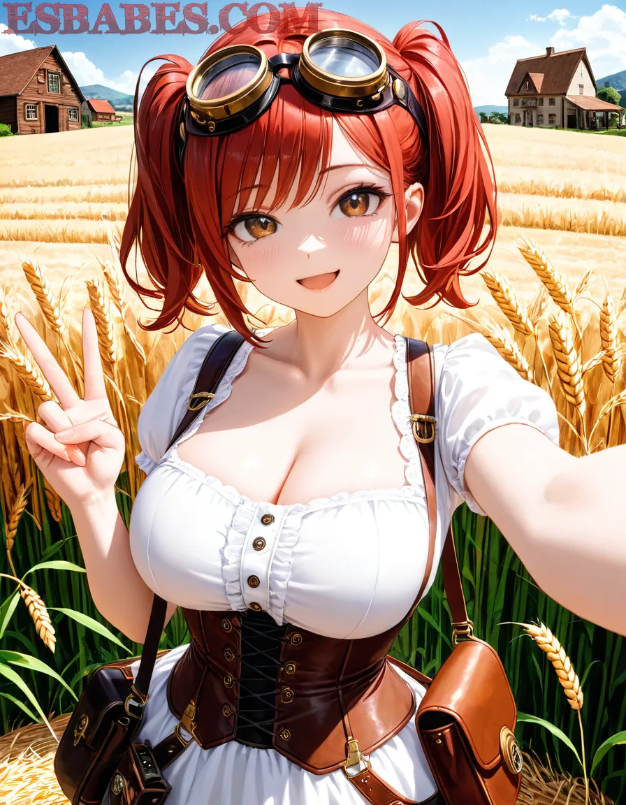 Arte ilustración increíble de Frieren Goku Luffy Eren Yeager Anime Conventions generado por IA