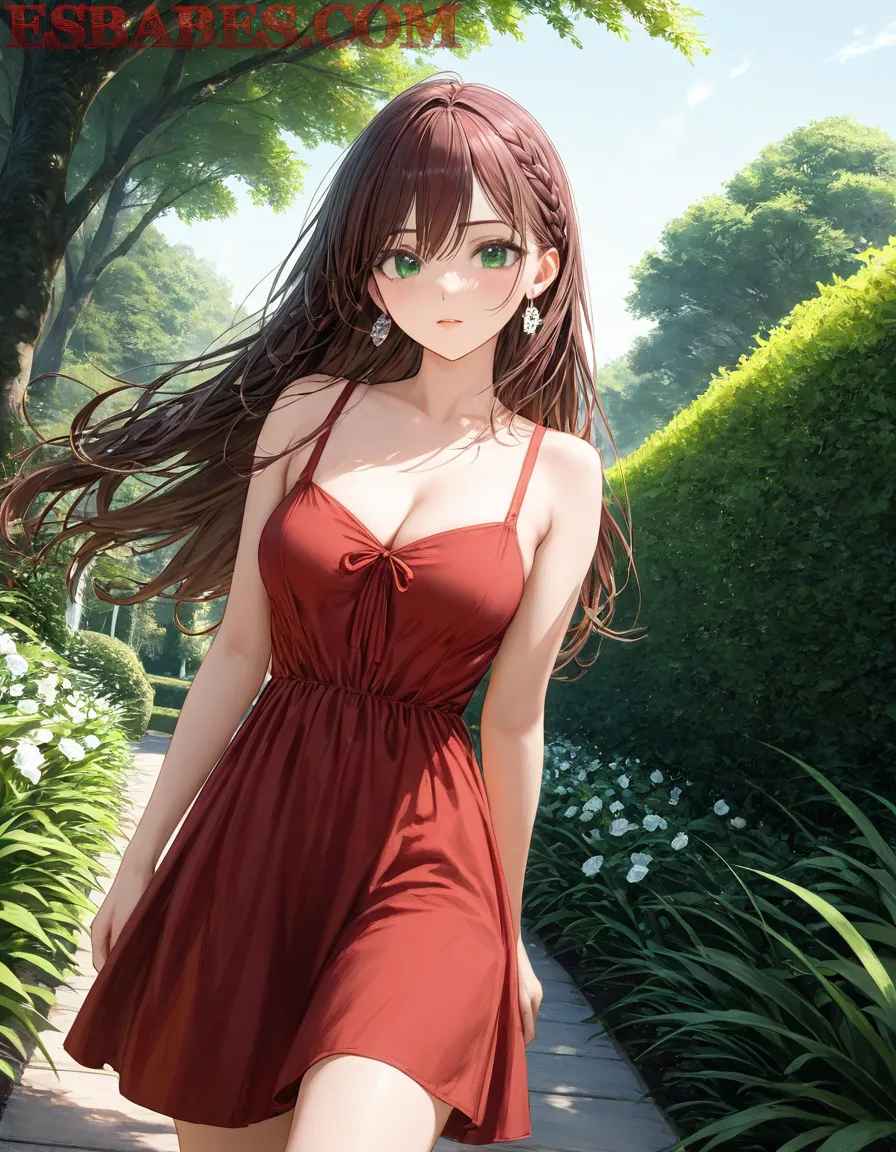 Arte ilustración increíble de Frieren Lazarus Bara Harem Maid generado por IA