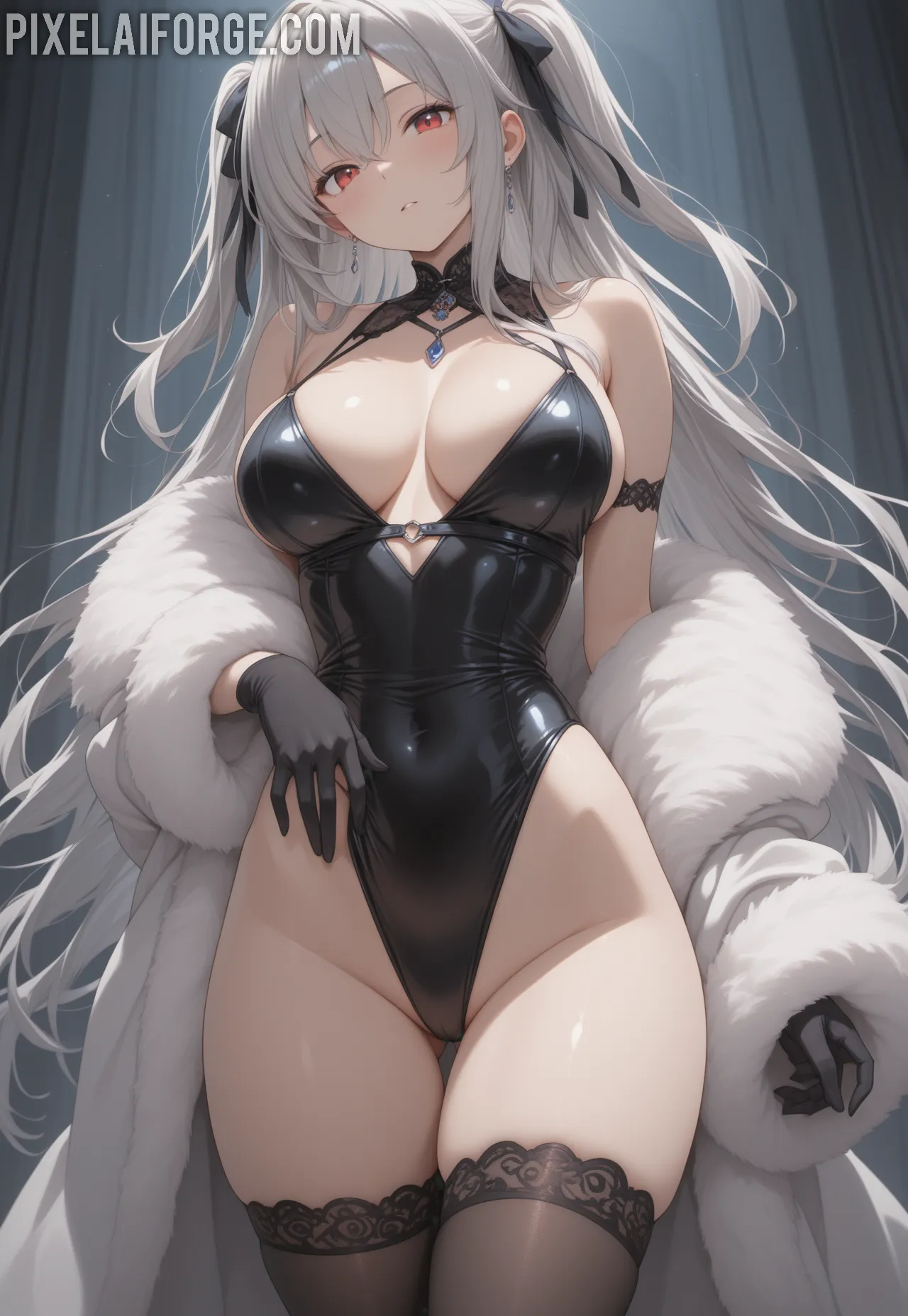 Arte ilustración increíble de Frieren Steins Gate Anime Reviews Anime News Yuri generado por IA