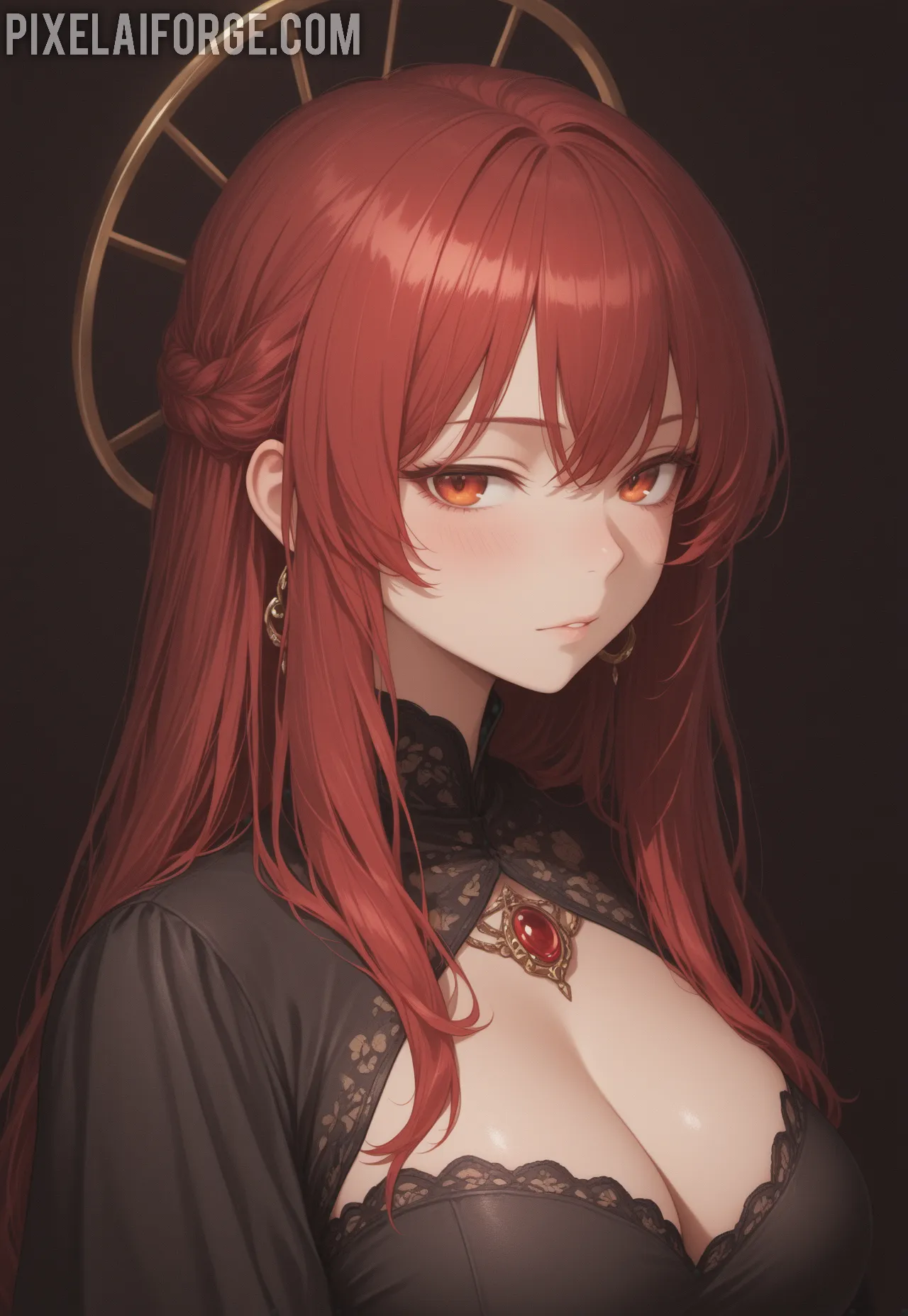 Arte ilustración increíble de Fullmetal Alchemist Yuri Lolicon Anime Ero Senpai generado por IA