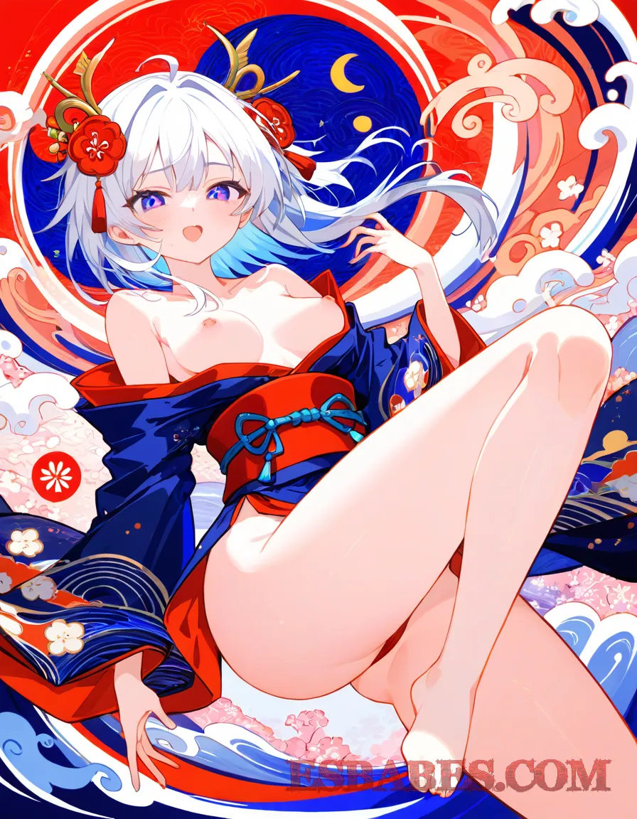 Arte ilustración increíble de Gojo Satoru Anime News Netorare Doujinshi Maid generado por IA