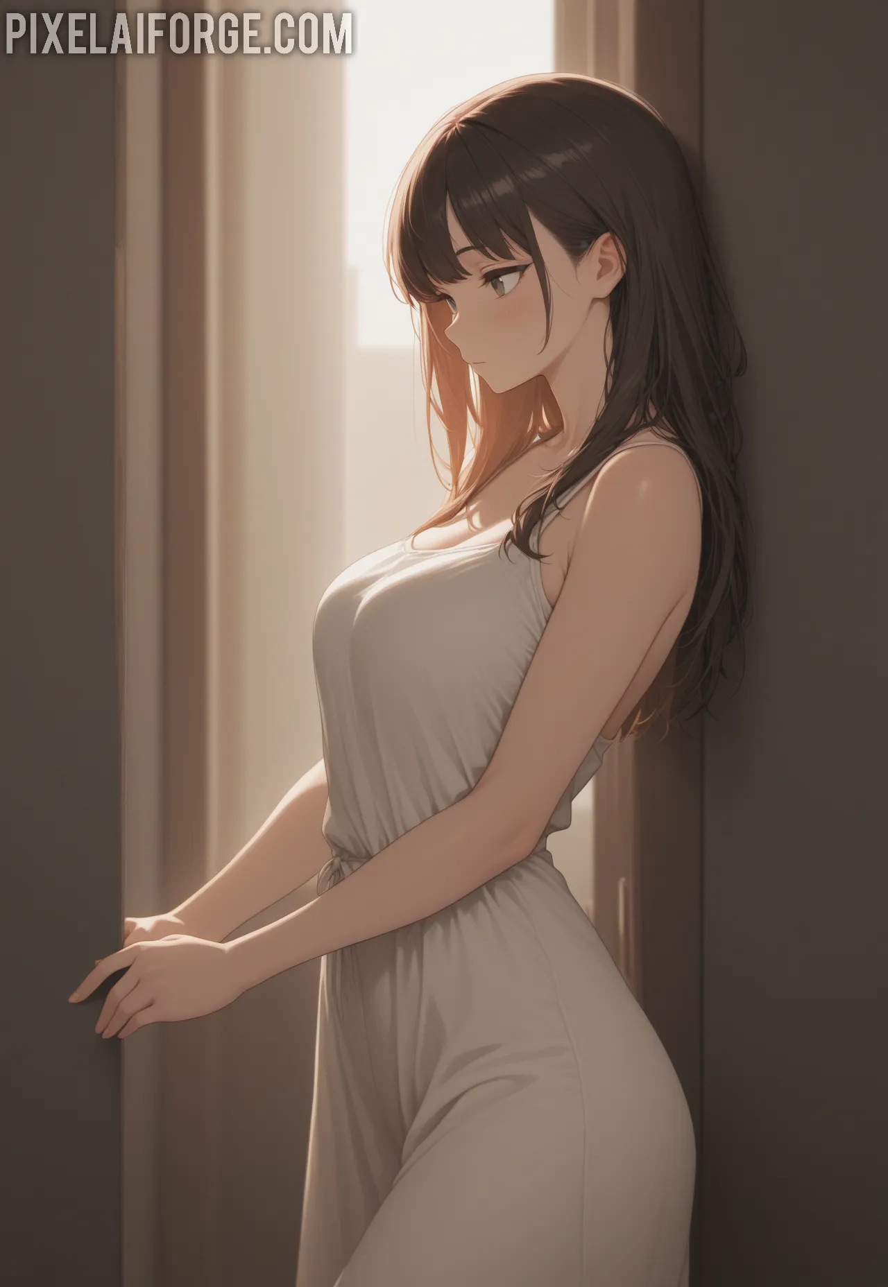 Arte ilustración increíble de Hentai Anime List Hidive Yuri Shoujo Ai generado por IA