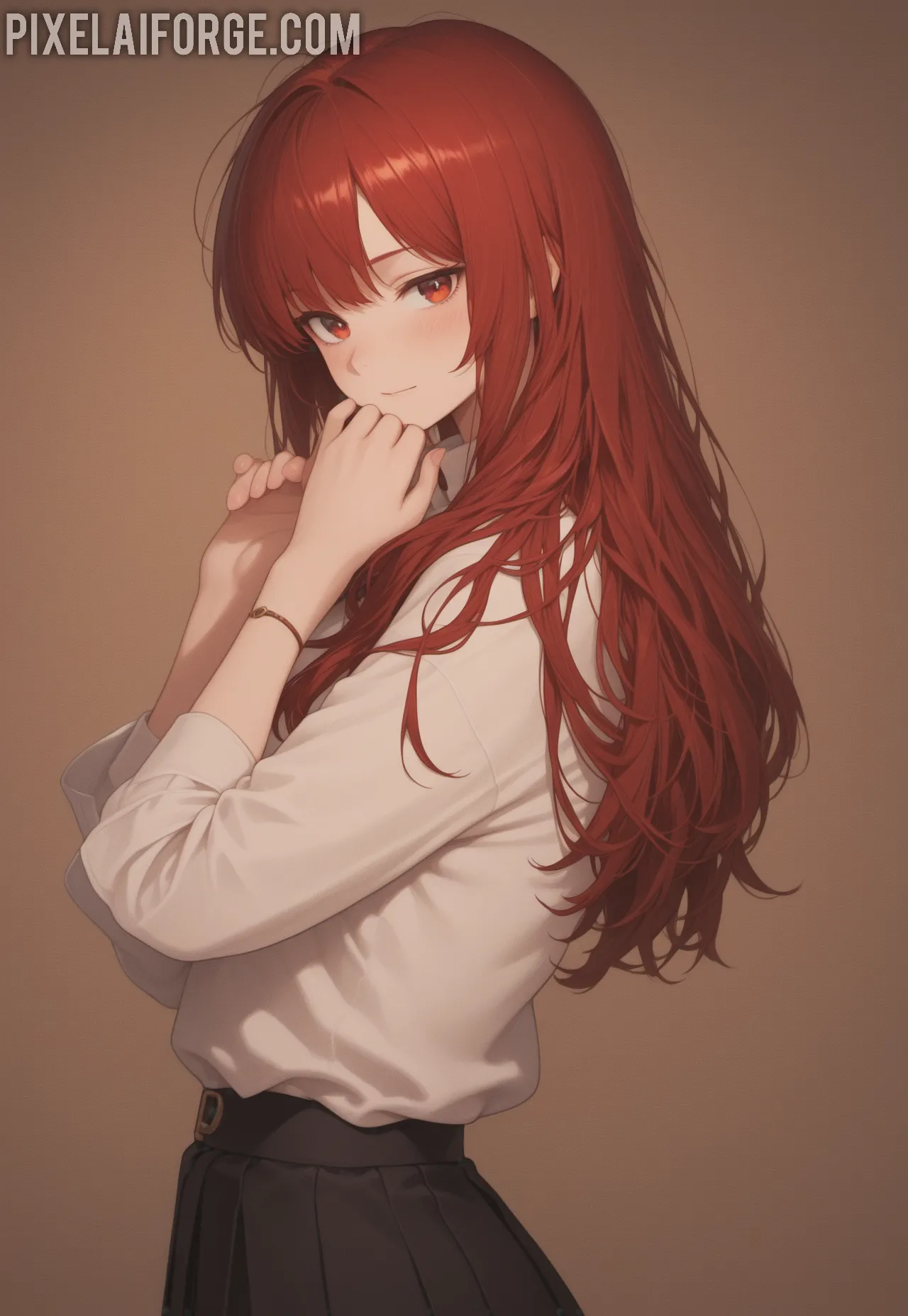 Arte ilustración increíble de Hentai Anime Wallpaper Yuri Netorare Moe generado por IA