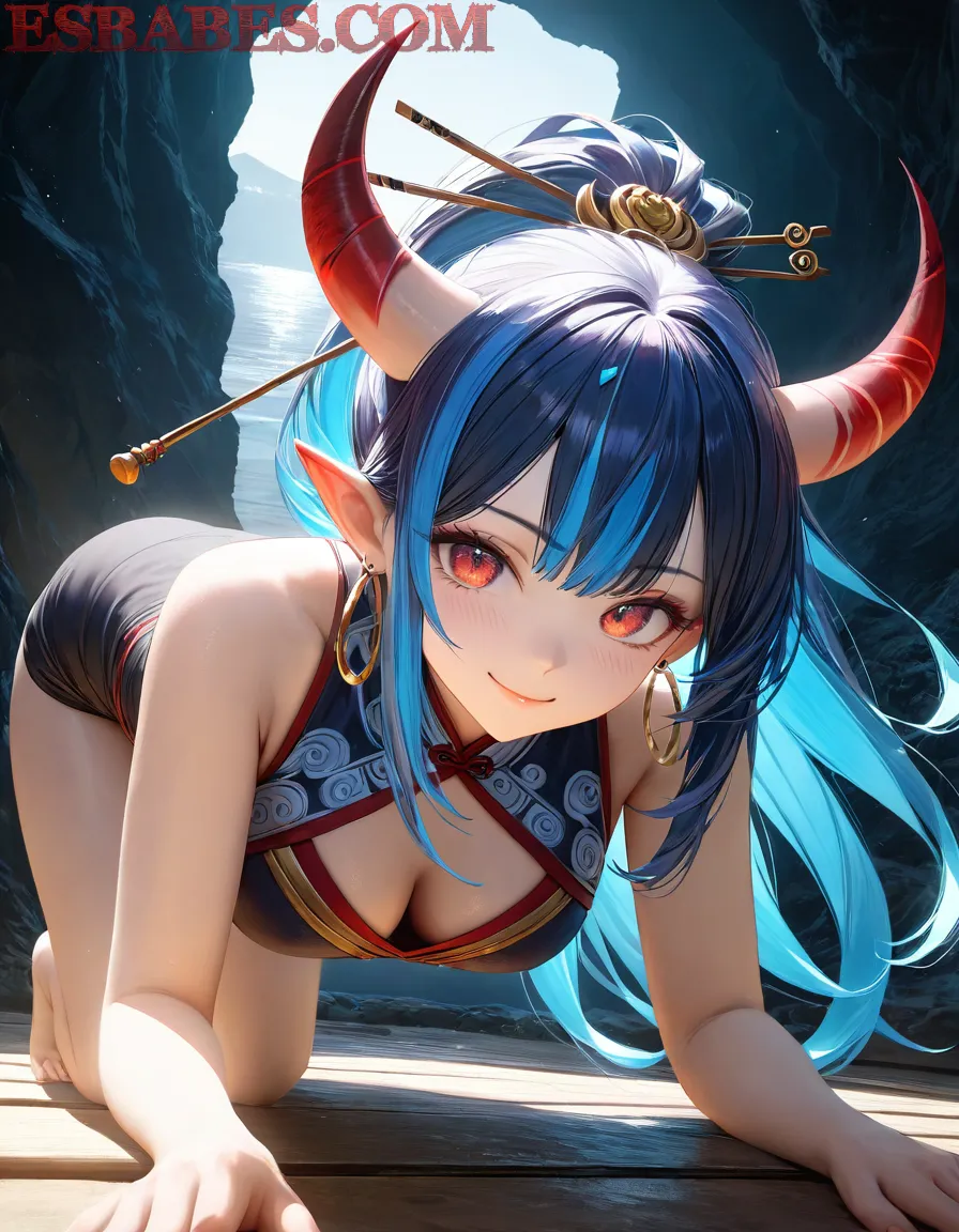 Arte ilustración increíble de Hentai Hunter X Hunter Oshi No Ko Amv Tsundere generado por IA