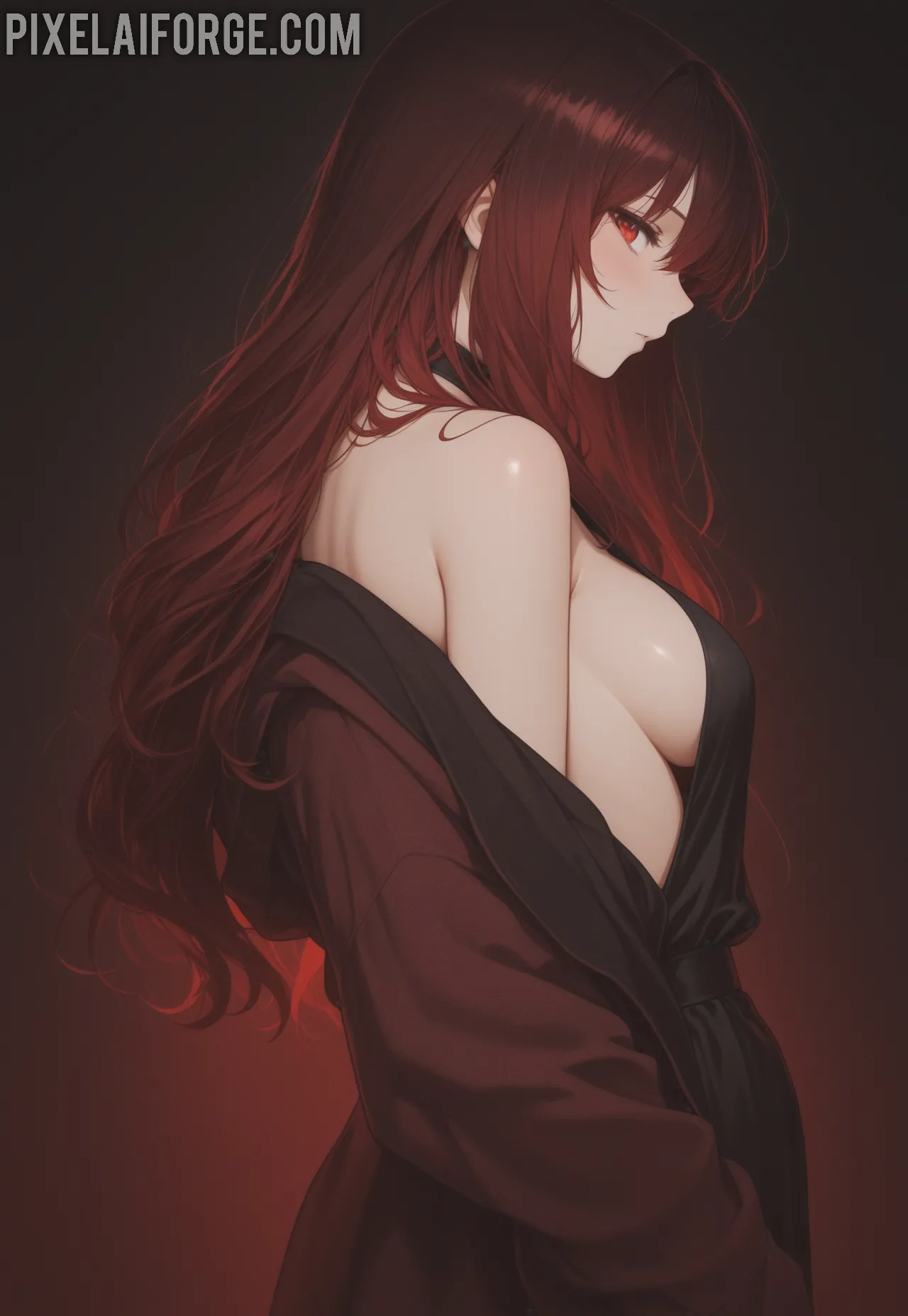 Arte ilustración increíble de Hentai Isekai Death Note Ecchi Kemonomimi generado por IA