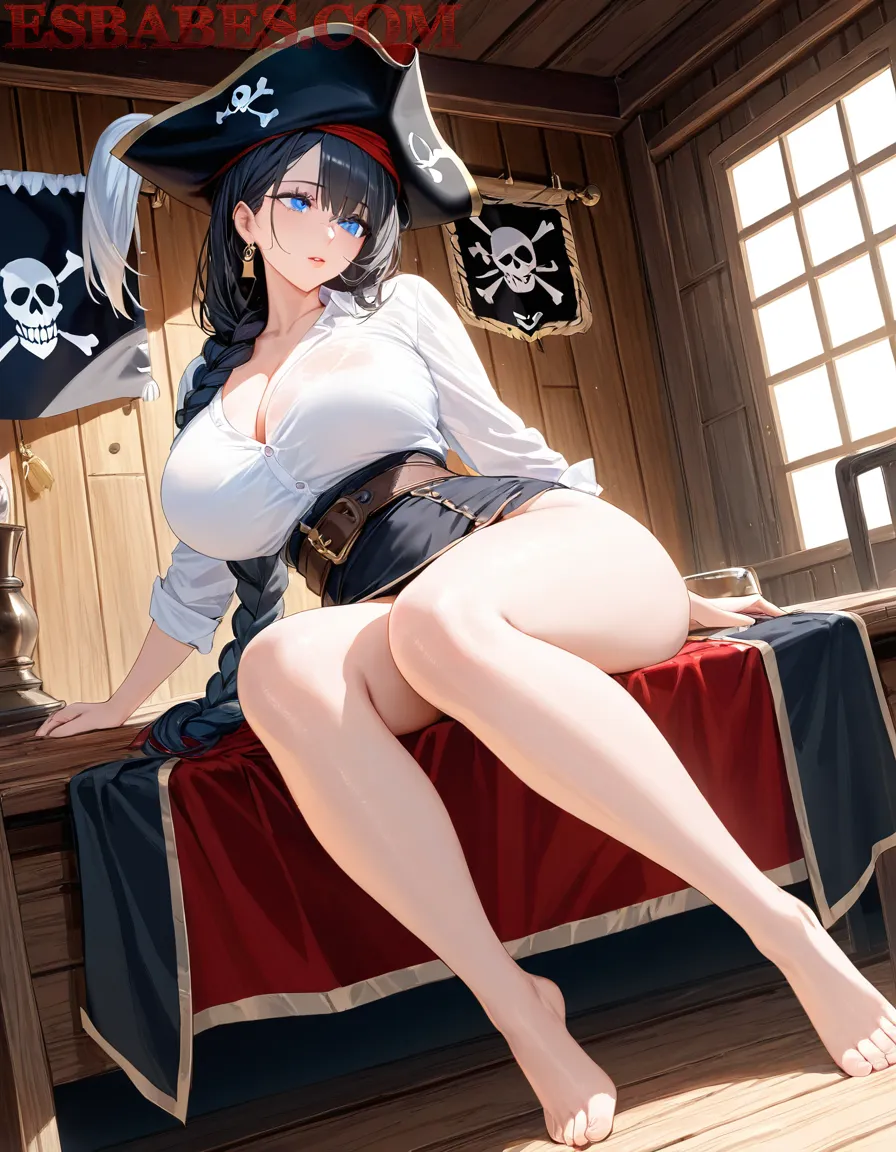 Arte ilustración increíble de Hidive Steins Gate Oppai Kemonomimi Maid generado por IA