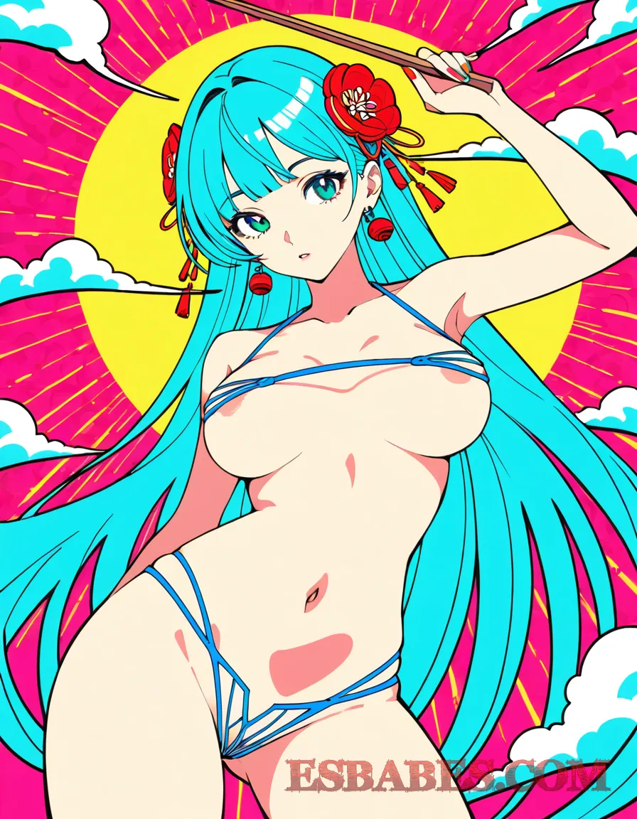 Arte ilustración increíble de Hunter X Hunter Cosplay Anime Opening Anime Trailer Shotacon generado por IA