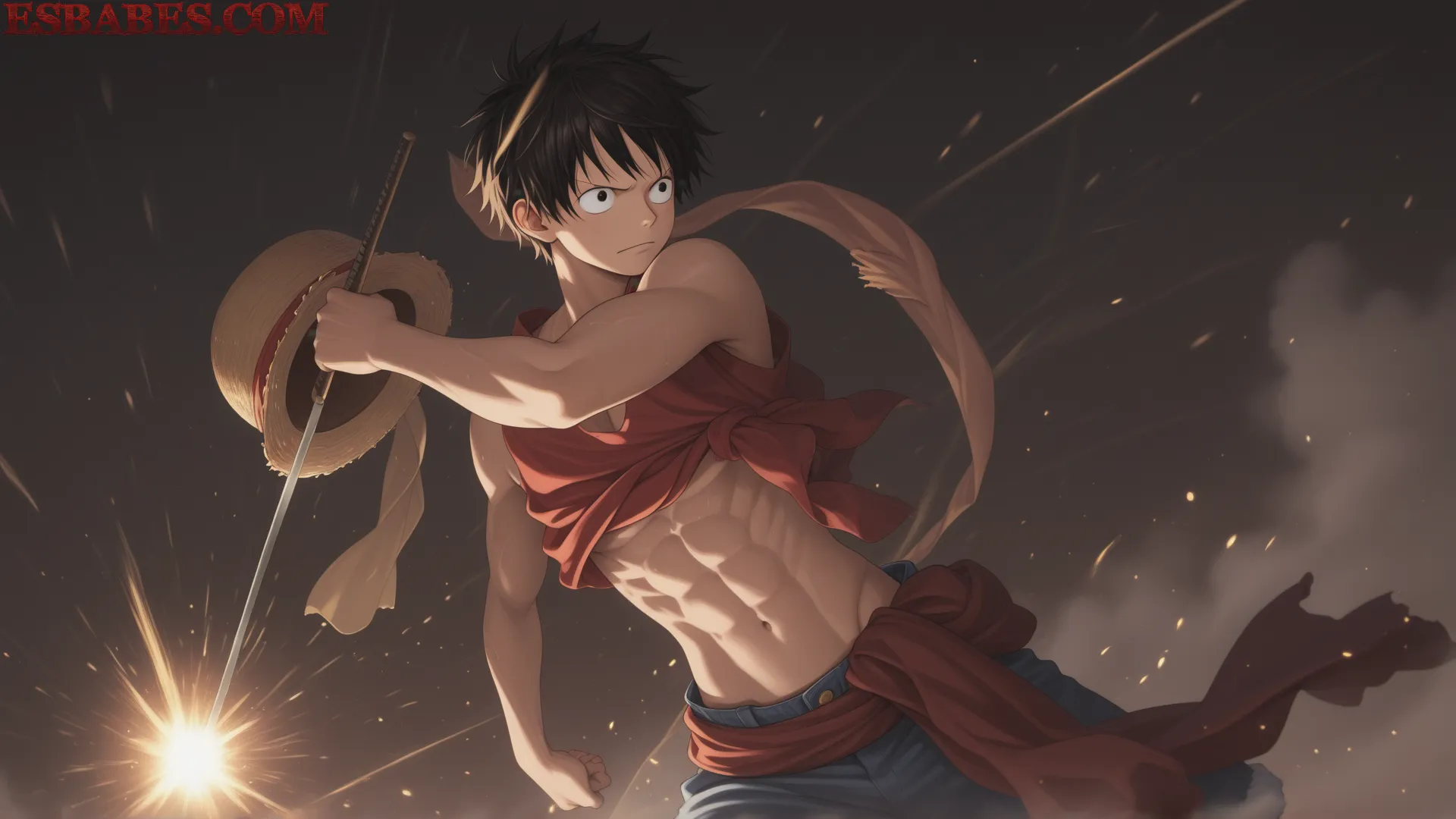 Arte ilustración increíble de Hunter X Hunter Manga Samurai Champloo Hidive Anime Expo generado por IA