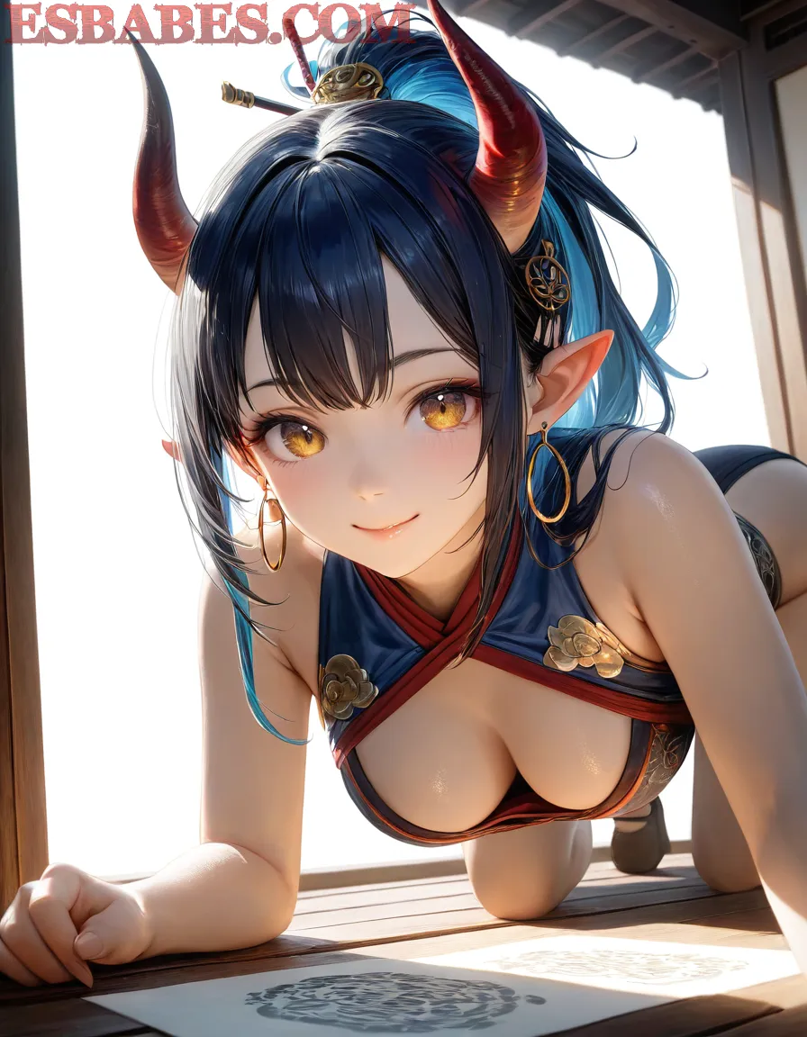 Arte ilustración increíble de Hunter X Hunter New Anime Eren Yeager Bishoujo Harem generado por IA