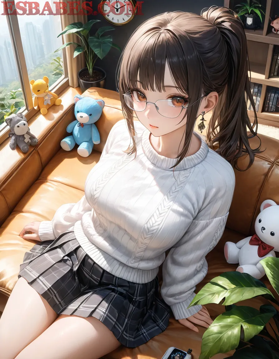 Arte ilustración increíble de Jujutsu Kaisen Anime Characters Kemonomimi Reverse Harem Maid generado por IA