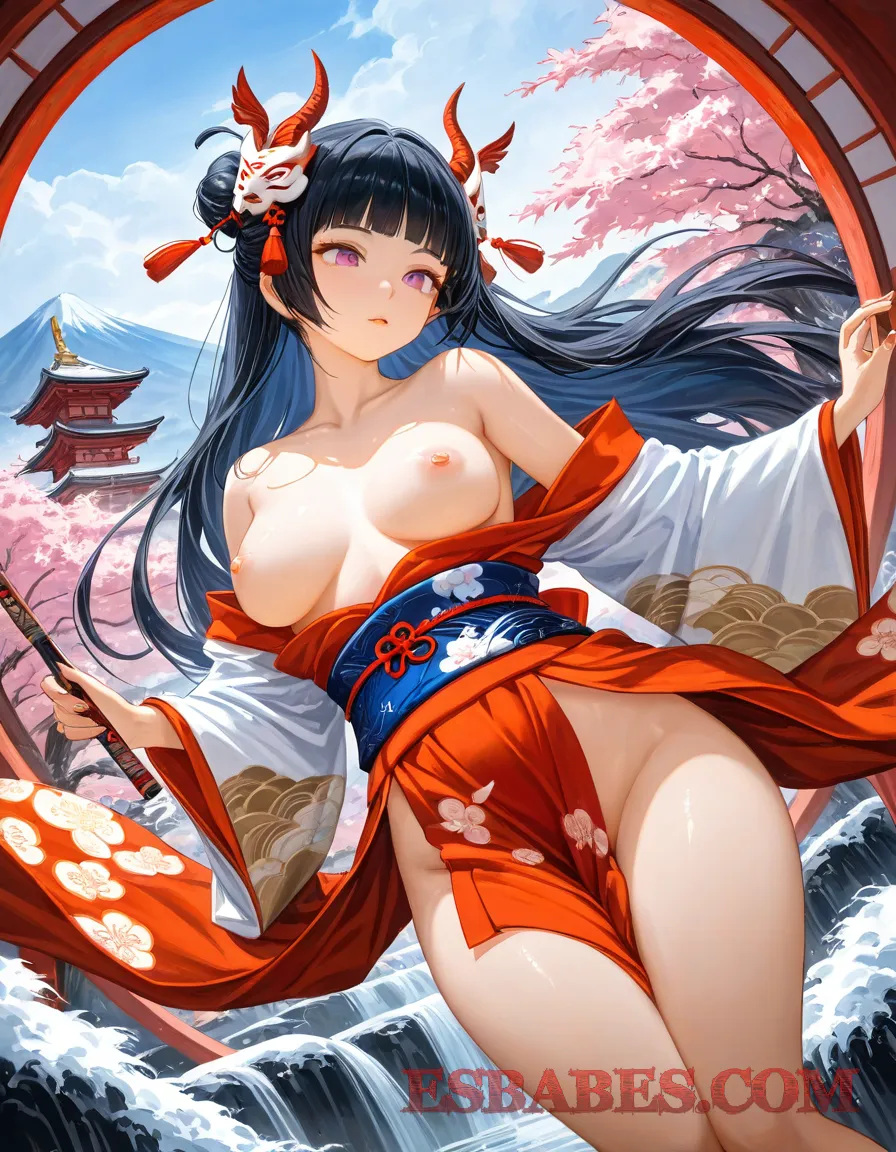 Arte ilustración increíble de Jujutsu Kaisen Anime Online Oshi No Ko Amv Kawaii generado por IA