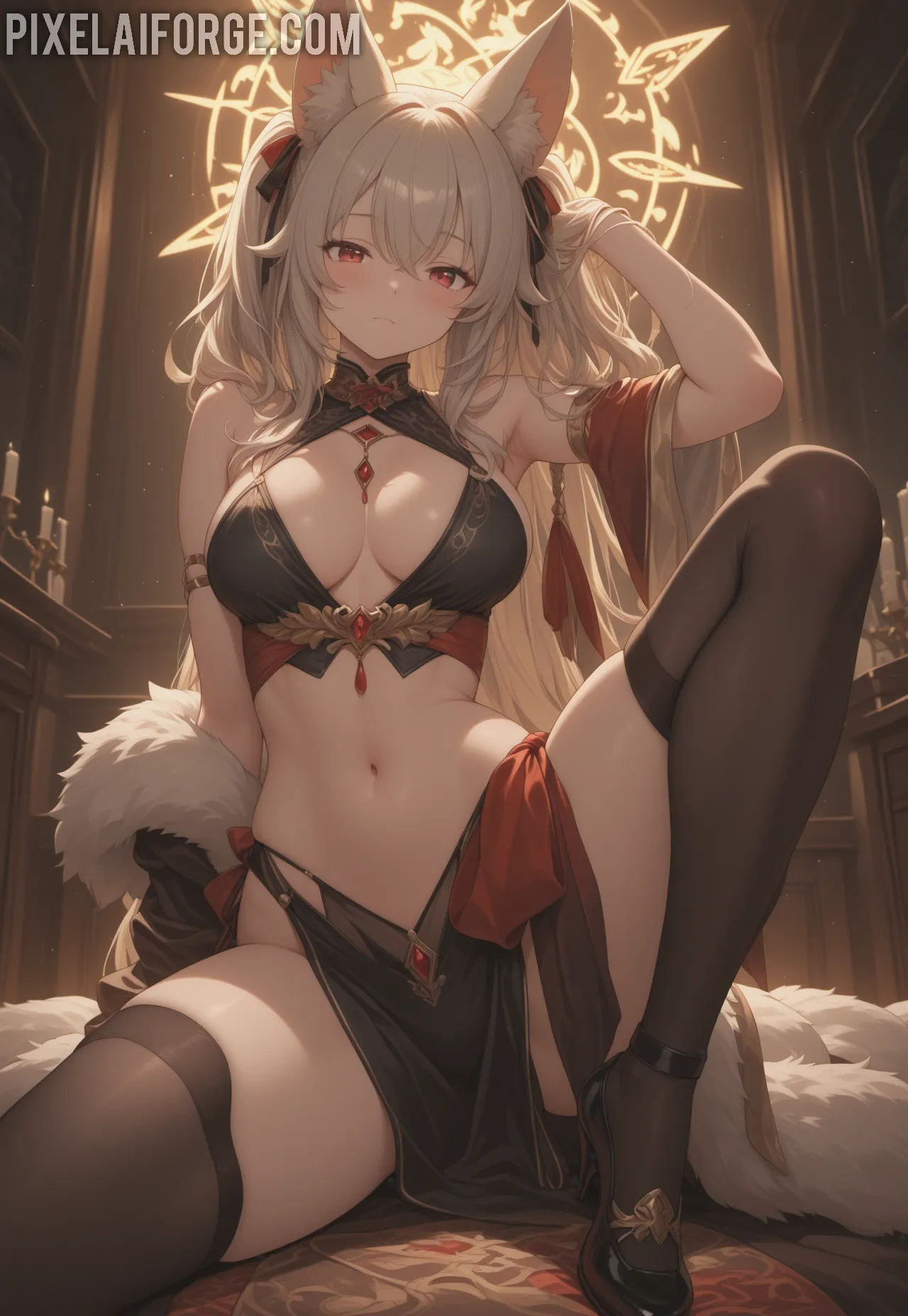 Arte ilustración increíble de Jujutsu Kaisen Apothecary Diaries Anime Girl Anime Opening Luffy generado por IA