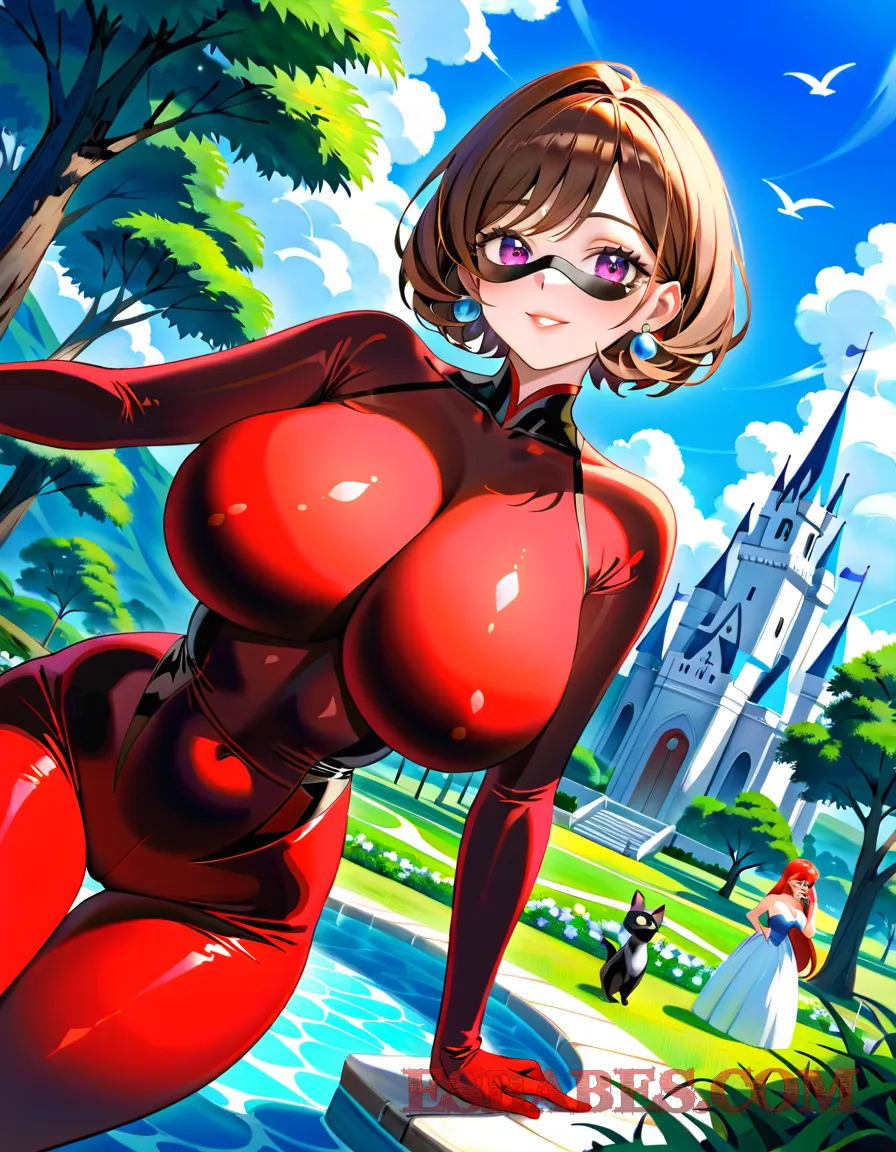 Arte ilustración increíble de Jujutsu Kaisen Attack On Titan Blue Box Goku Yuri generado por IA