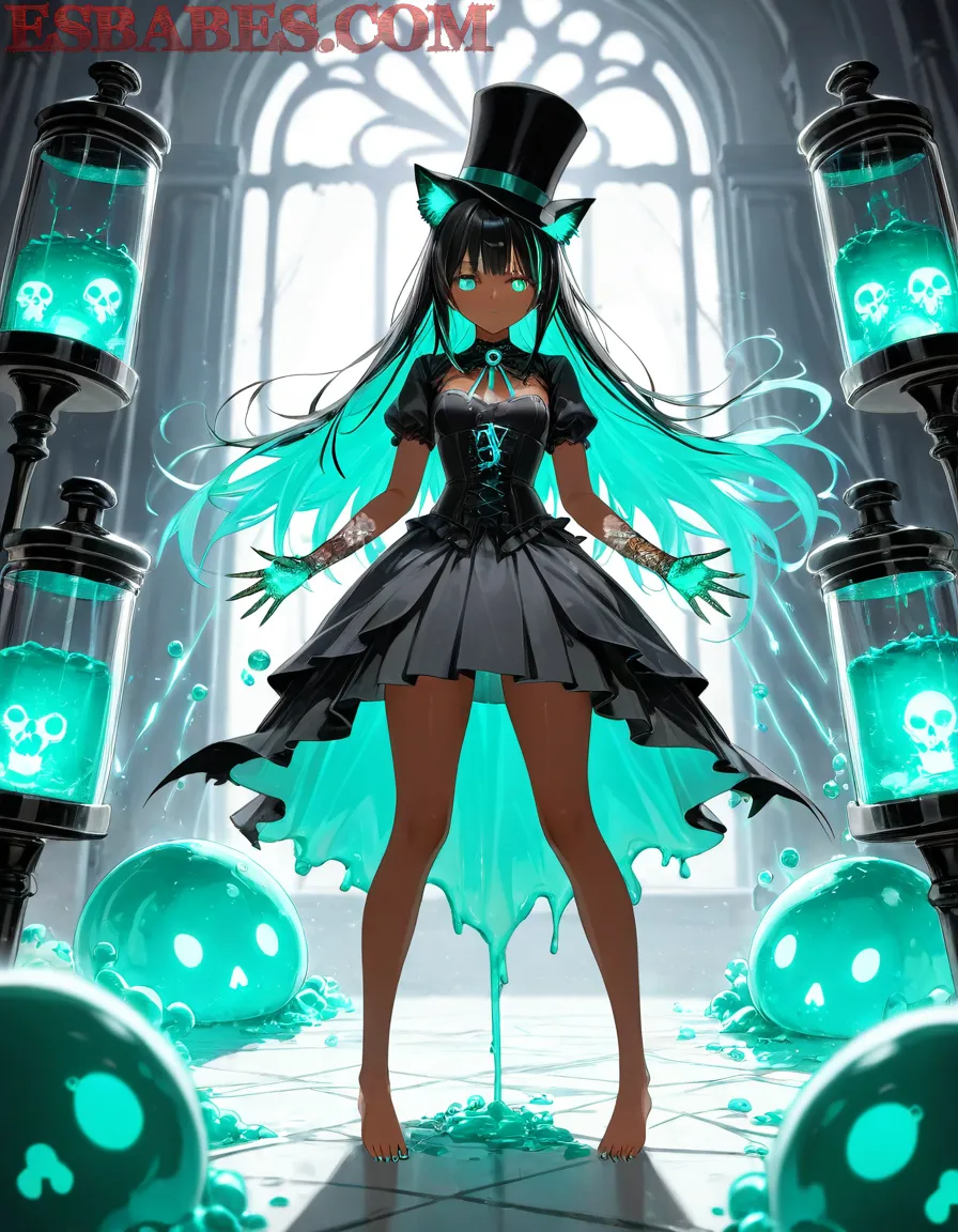 Arte ilustración increíble de Jujutsu Kaisen Demon Slayer Dragon Ball Anime Merch Tsundere generado por IA