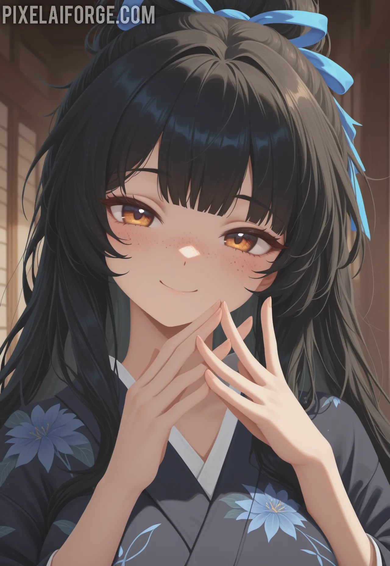 Arte ilustración increíble de Jujutsu Kaisen Hunter X Hunter Manga Oppai Catgirl generado por IA