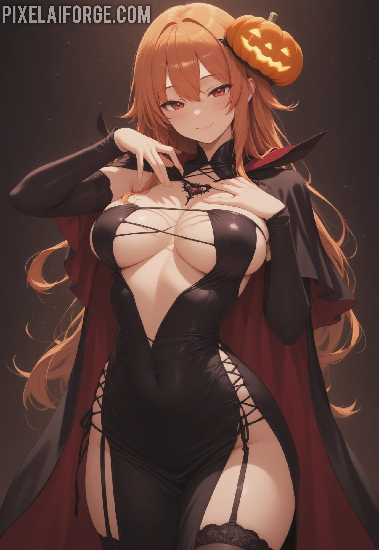 Arte ilustración increíble de Jujutsu Kaisen Witch Hat Atelier Shojo Anime Music Maid generado por IA