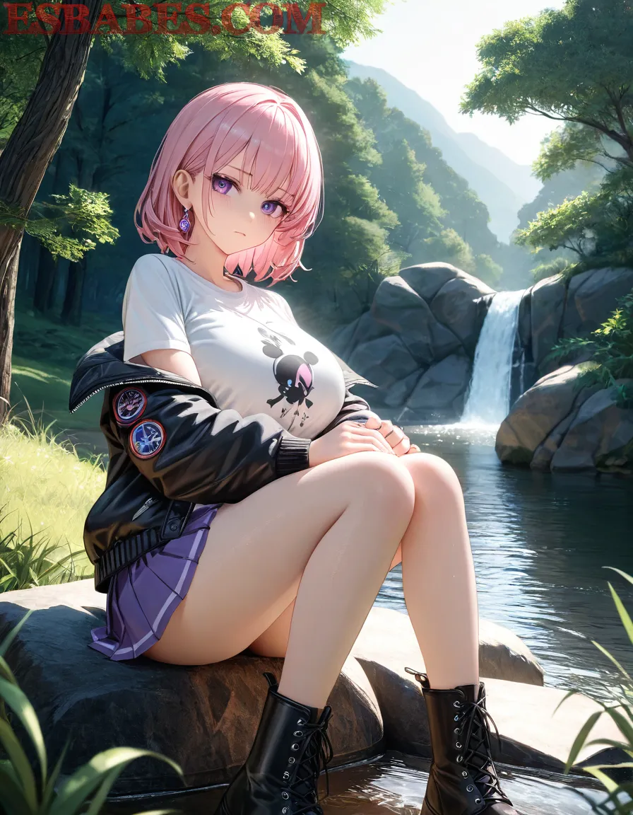 Arte ilustración increíble de Kaiju No 8 Anime Opening Chainsaw Man Death Note Fan Service generado por IA