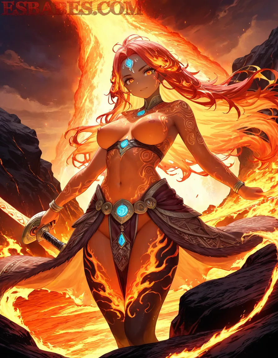 Arte ilustración increíble de Kaiju No 8 Crunchyroll Top Anime Eren Yeager Shounen Ai generado por IA